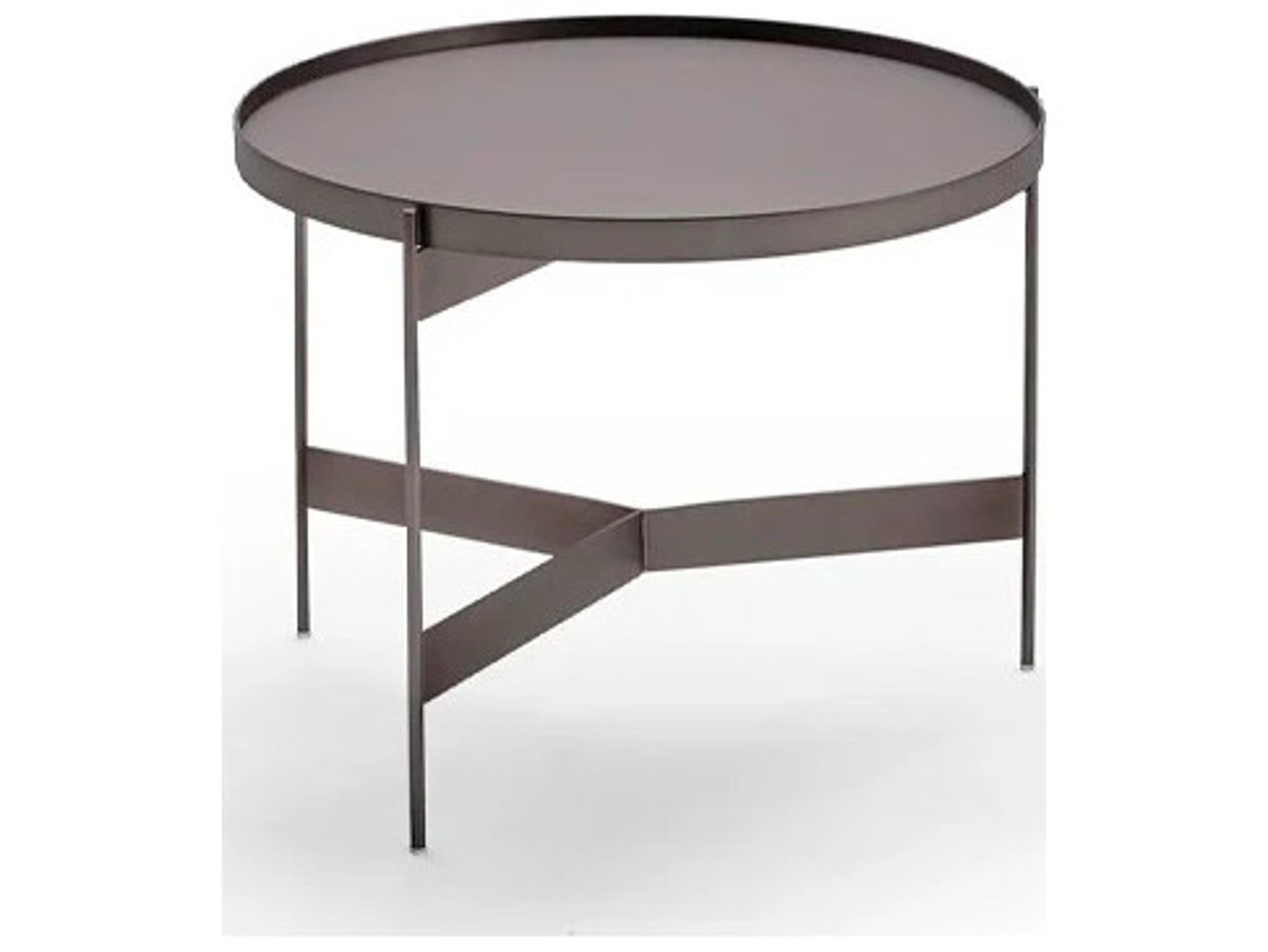 Pianca Abaco Tall Round Coffee Table/Matt.Titan