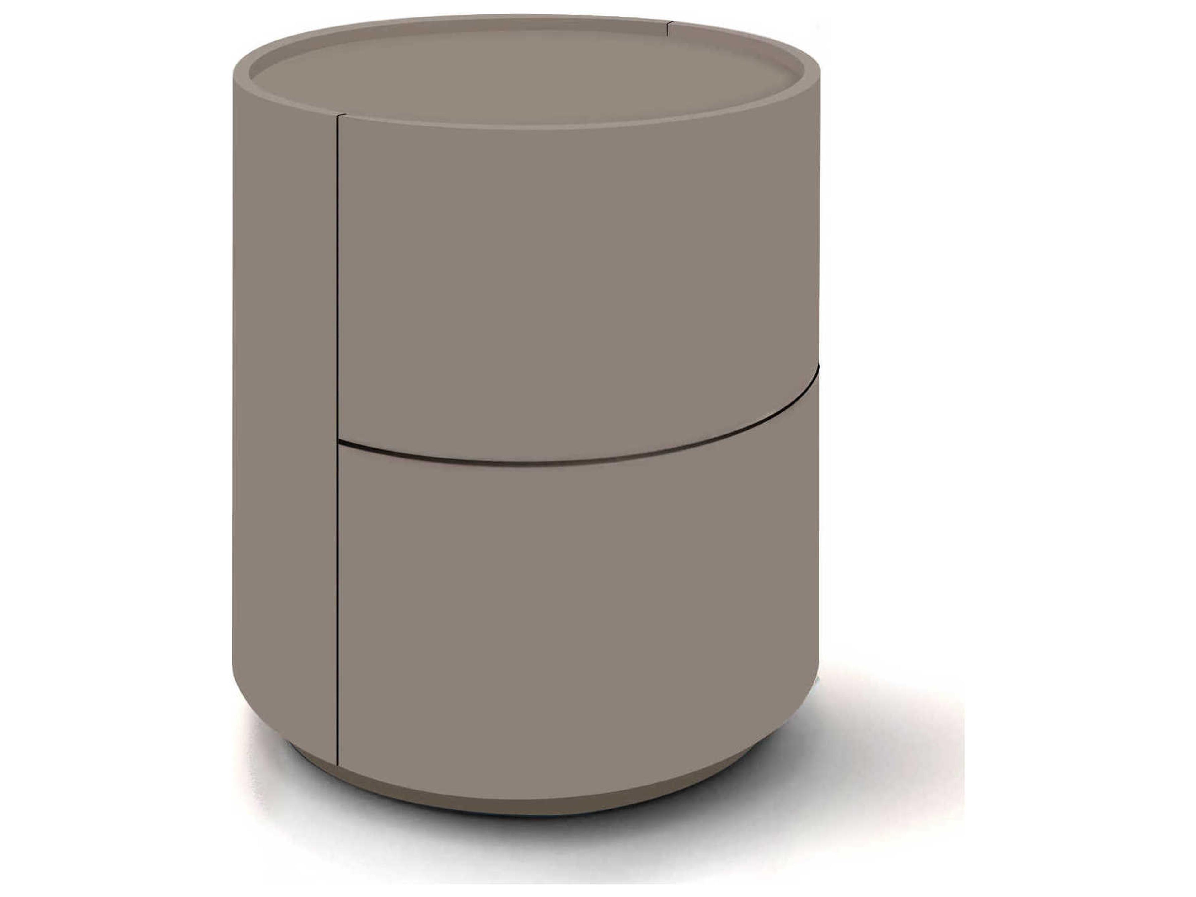 Pianca Dedalo 2-Drawers Beige Nightstand