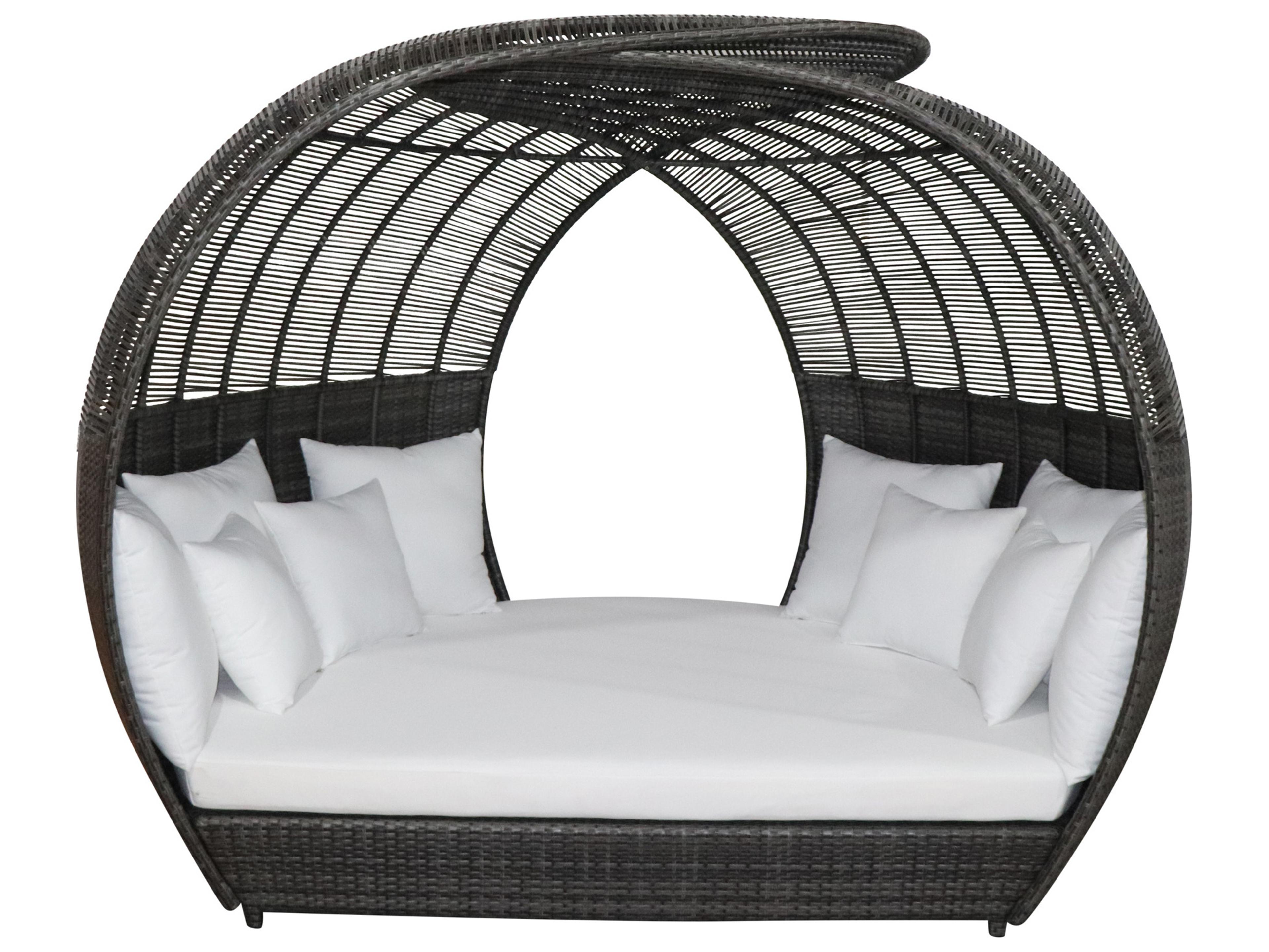 Panama Jack Outdoor Banyan Aluminum Wintech Gray Fiber Daybed