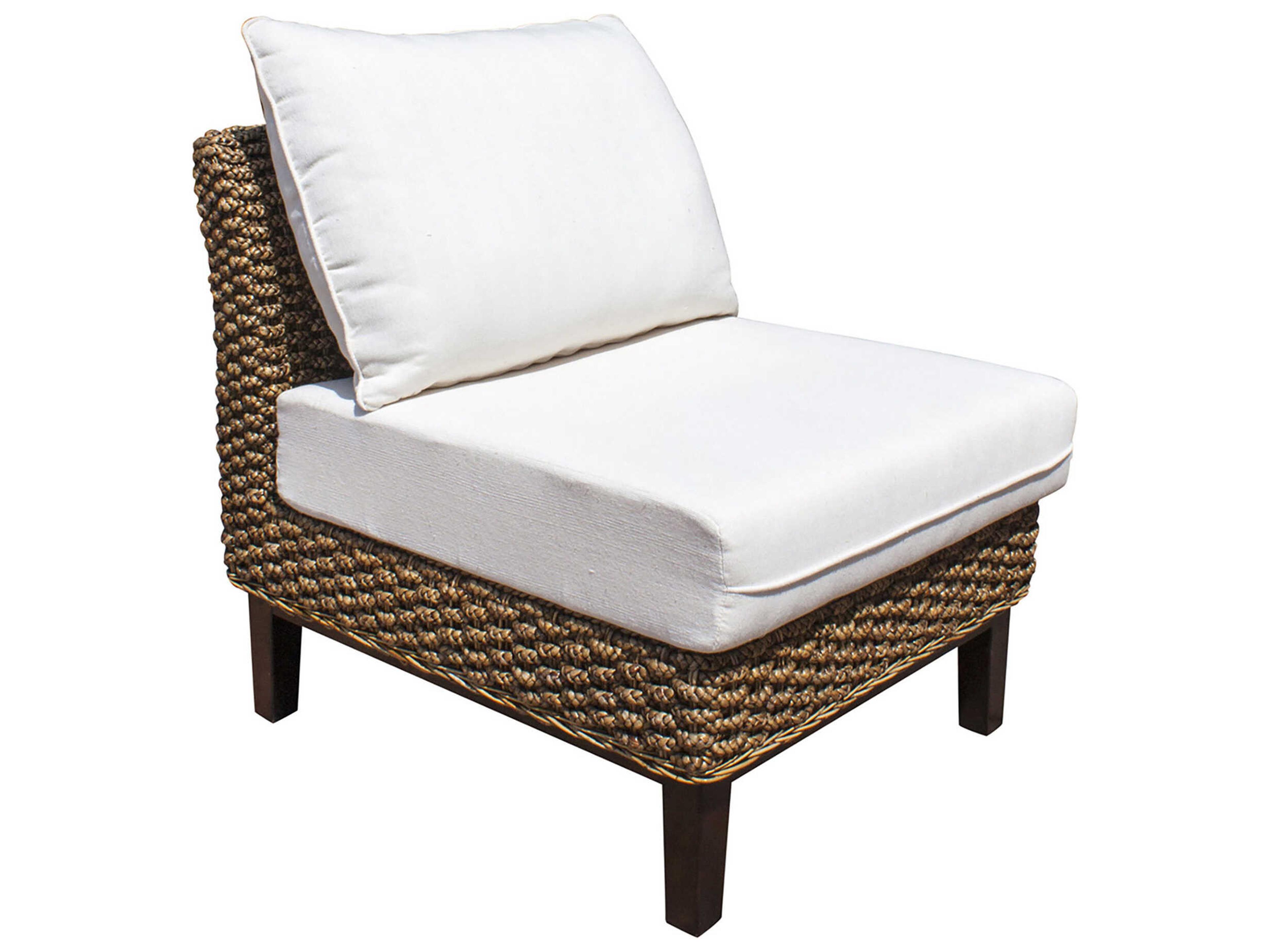 Panama Jack Sanibel Wicker Armless Chair