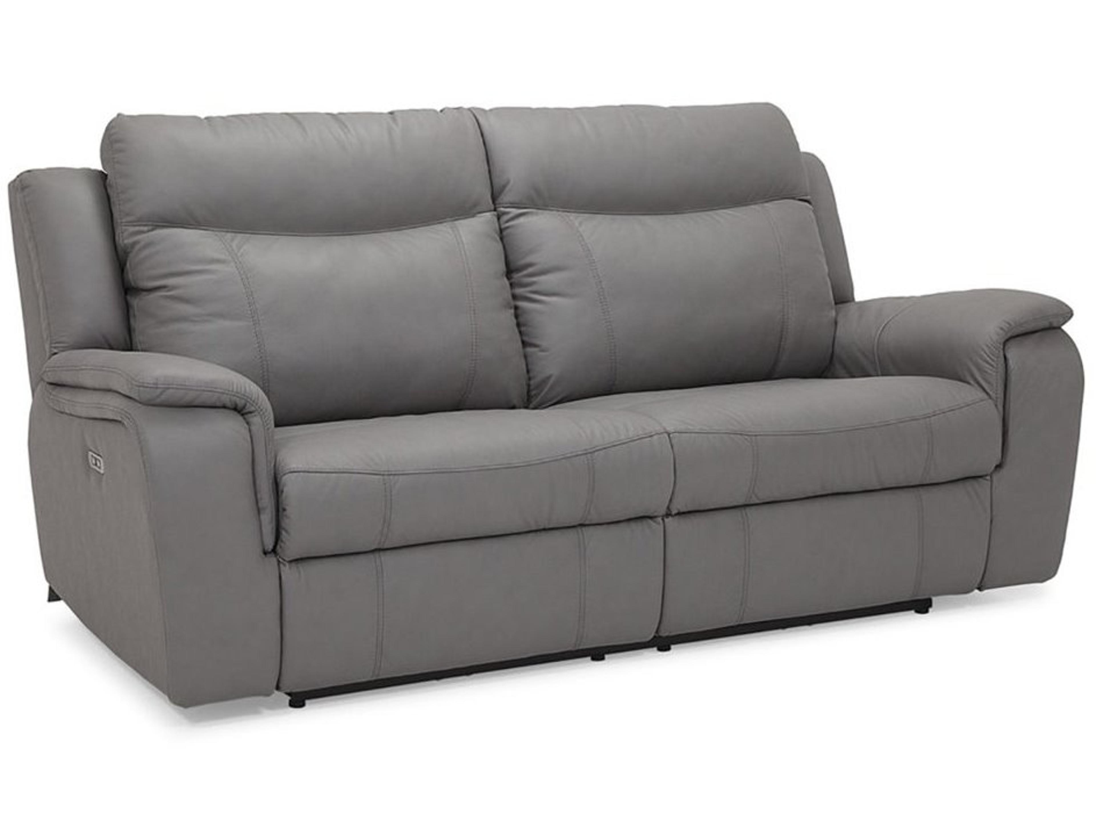 Palliser Buckingham Leather Upholstery Loveseat Power Recliner with Power Headrest