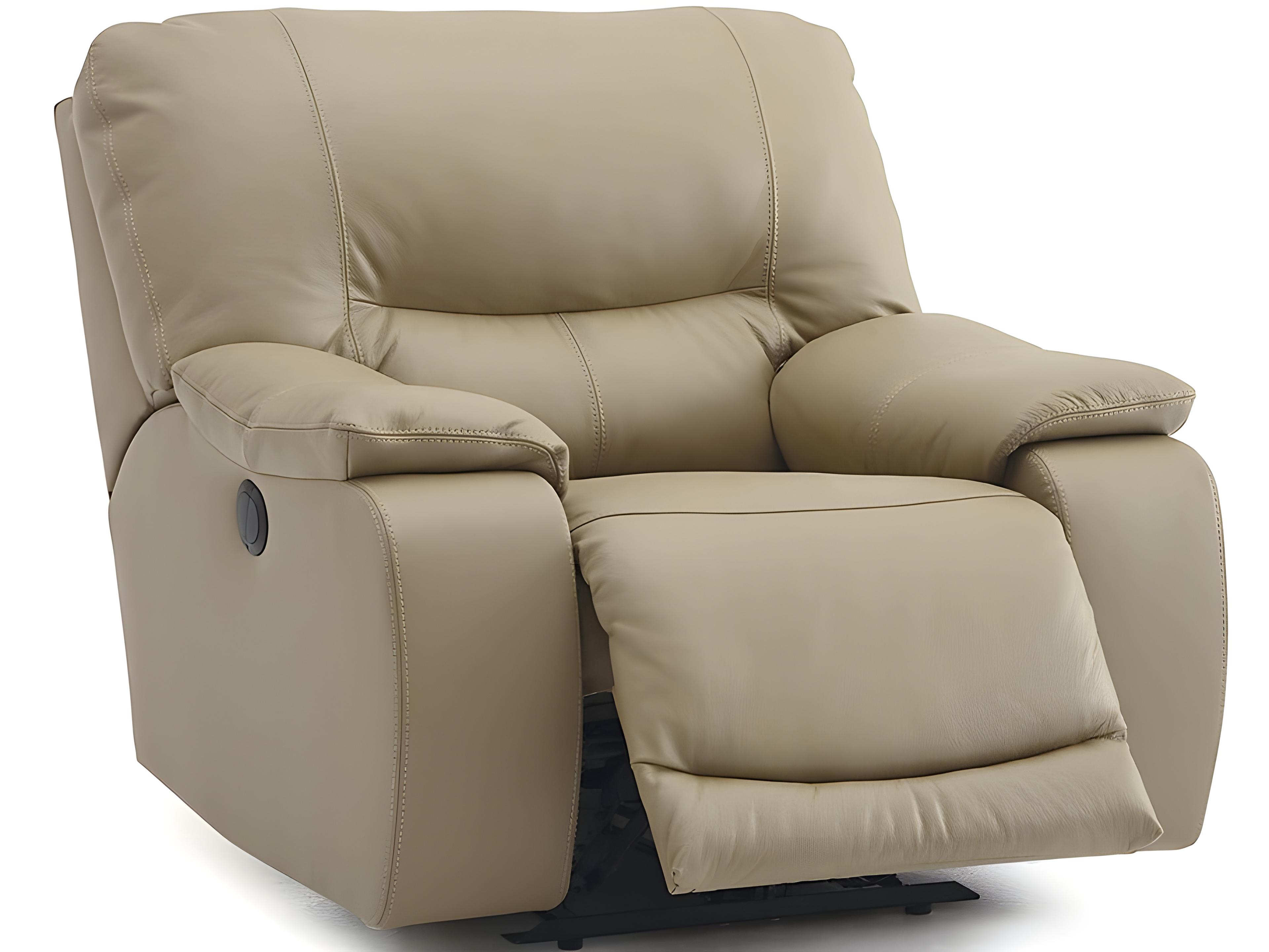 Palliser Norwood Leather Upholstery Swivel Rocker Recliner
