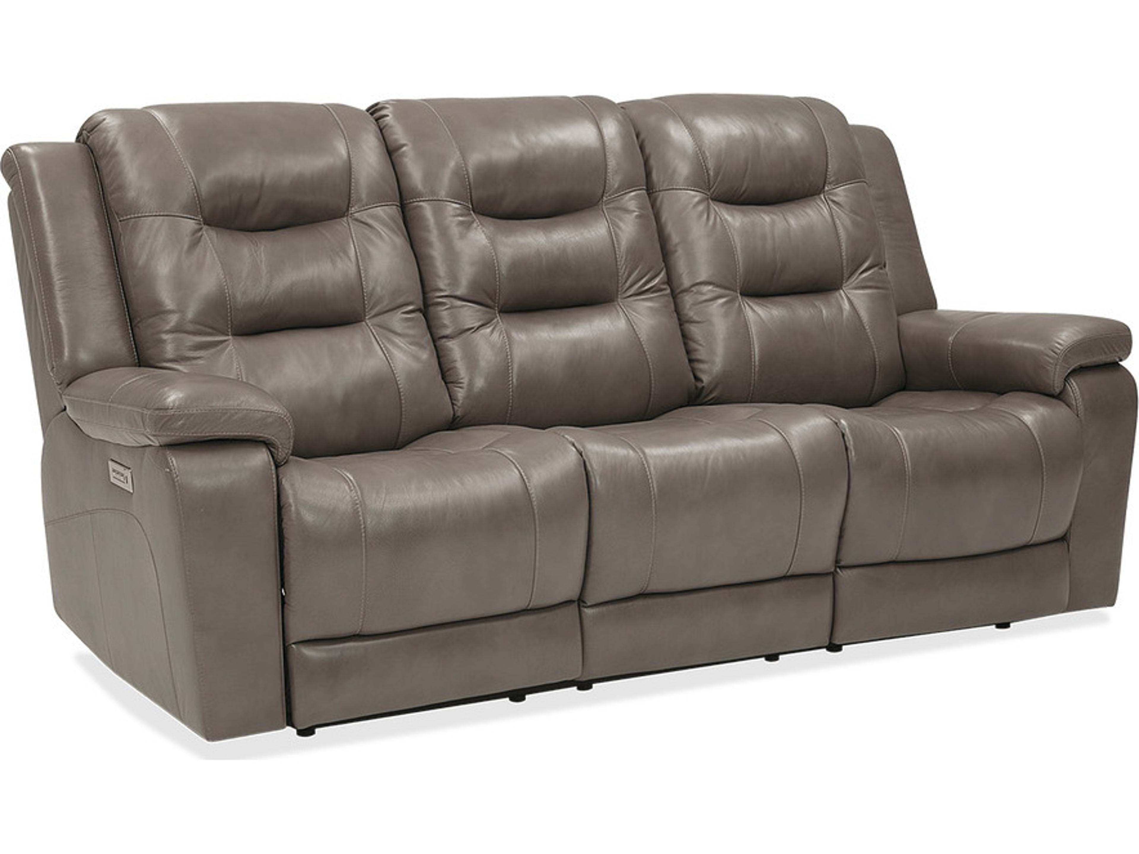Palliser Leighton Leather Upholstery Sofa Power Recliner with Power Headrest