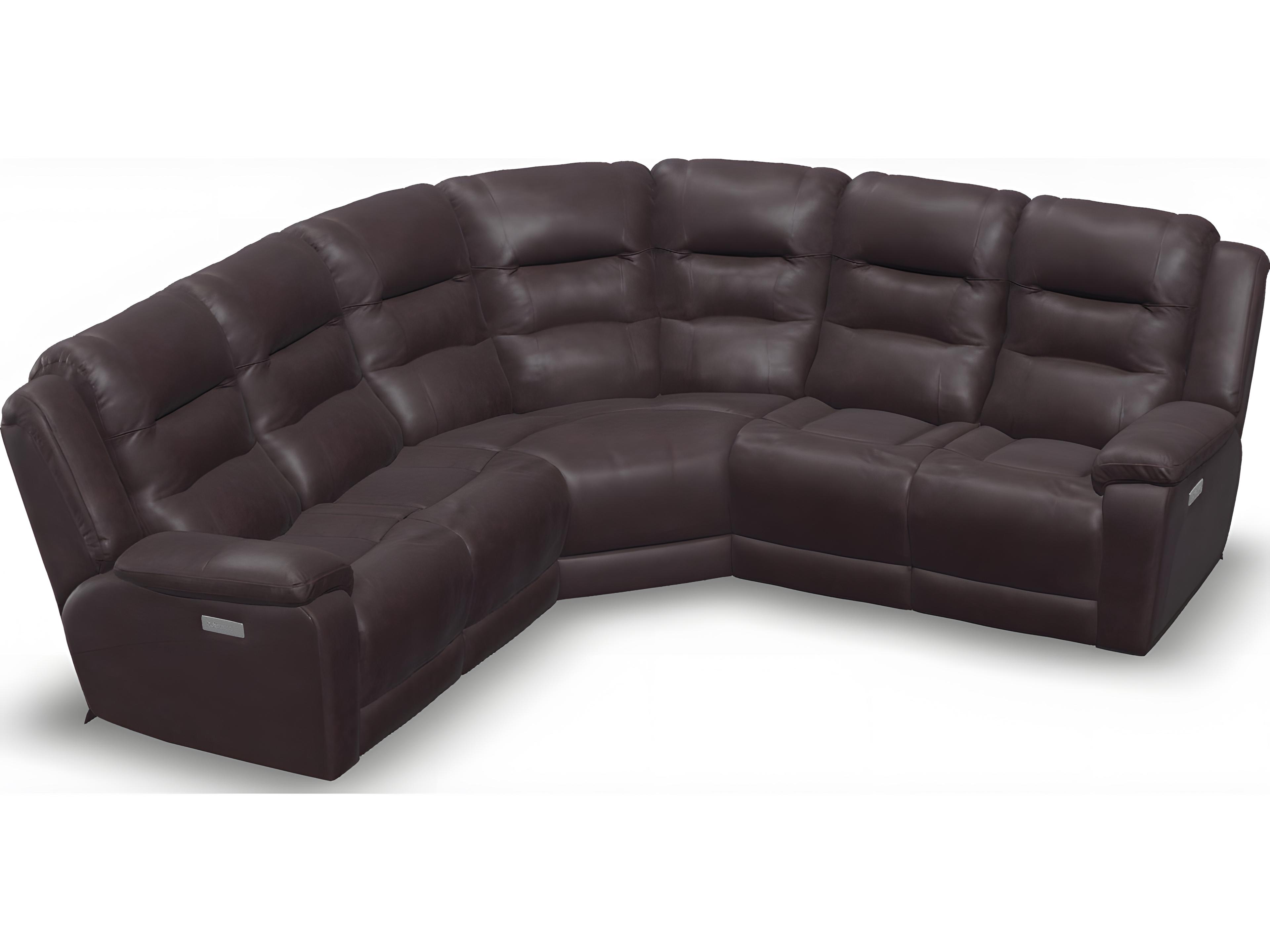 Palliser Leighton Leather Upholstery Sectional Sofa