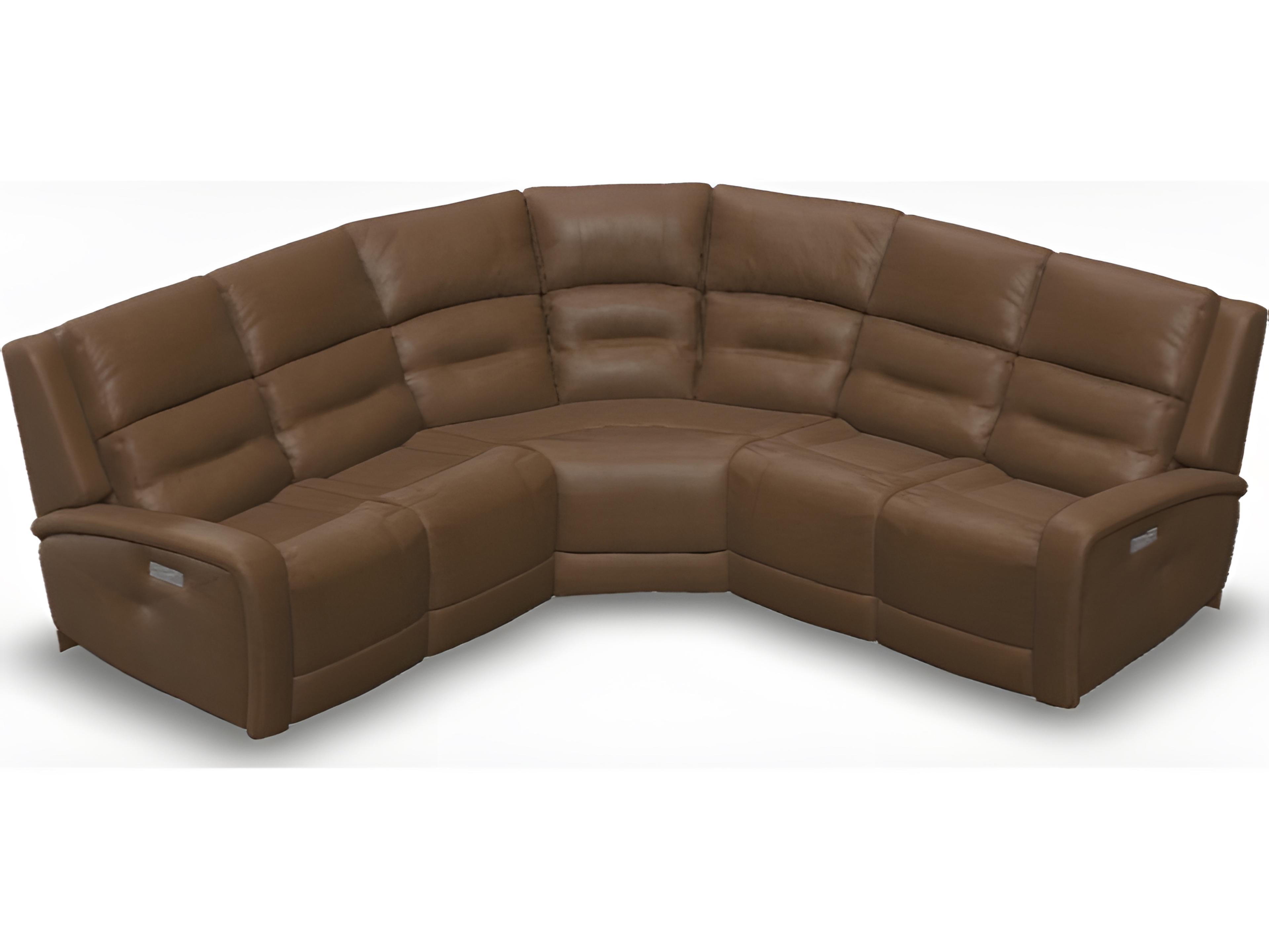 Palliser Washington Leather Upholstery Sectional Sofa