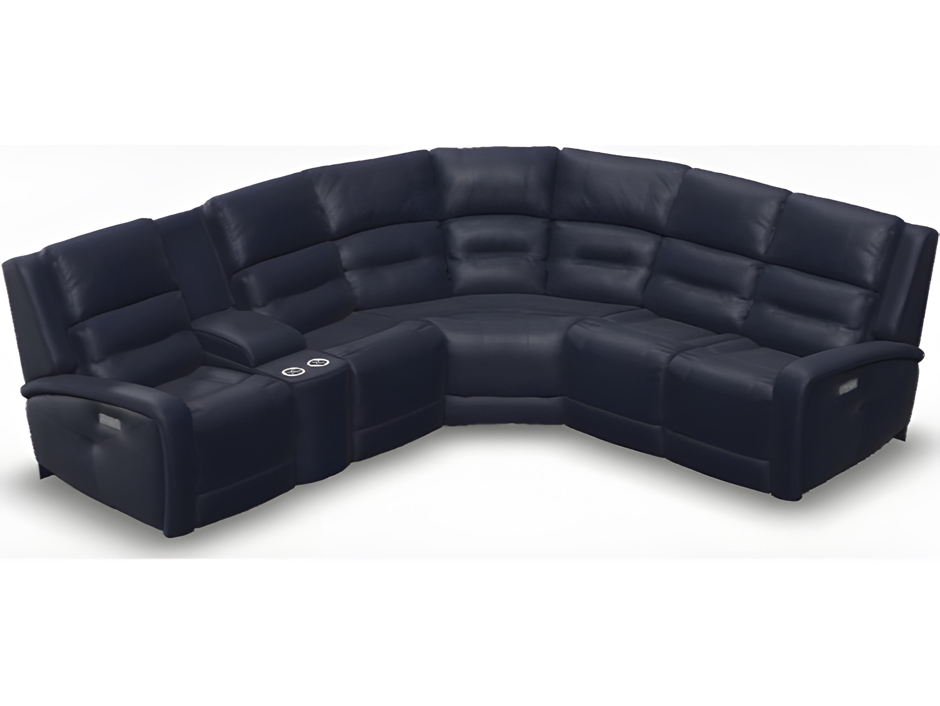 Palliser Washington Leather Upholstery Sectional Sofa