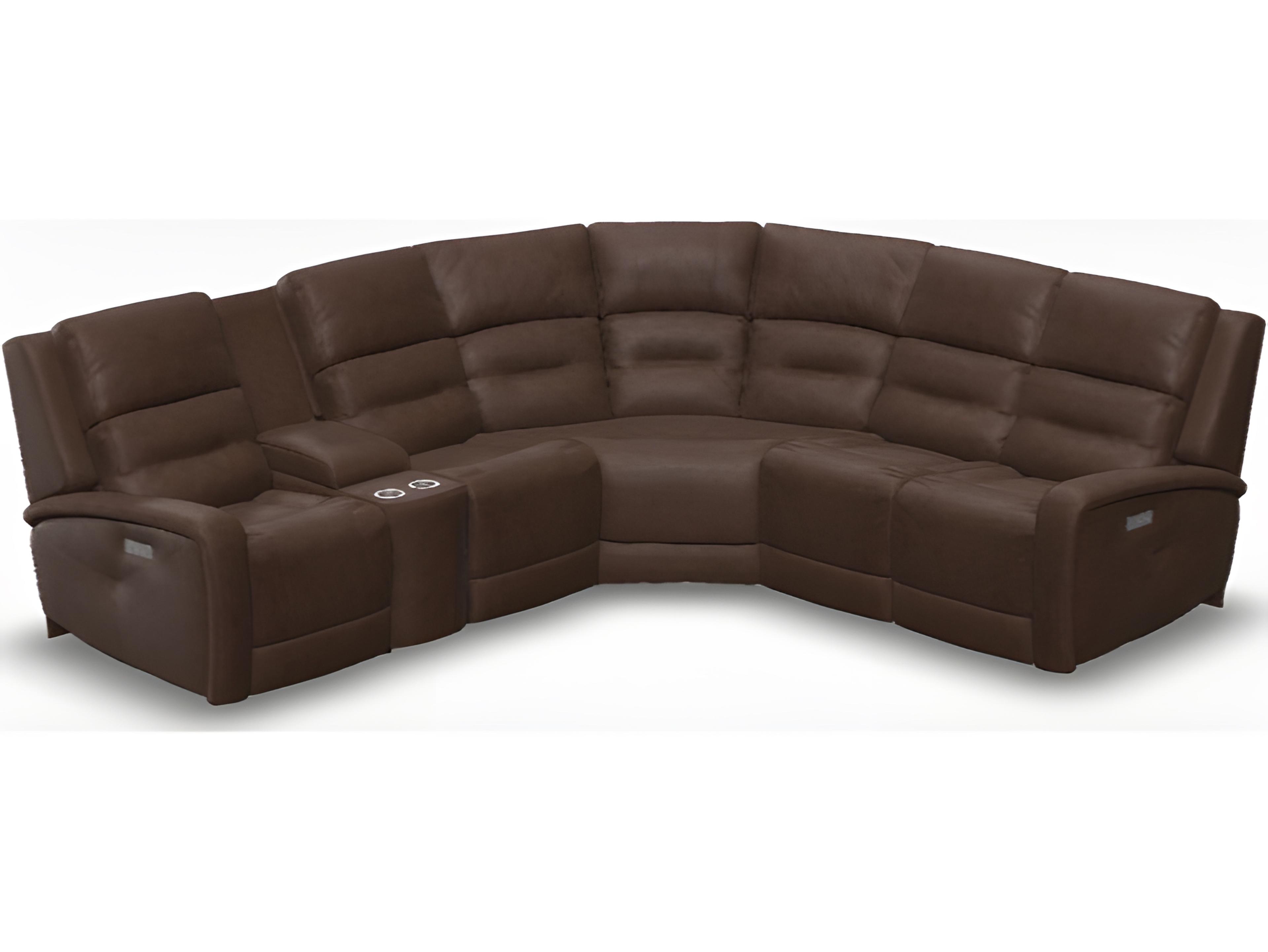 Palliser Washington Leather Upholstery Sectional Sofa