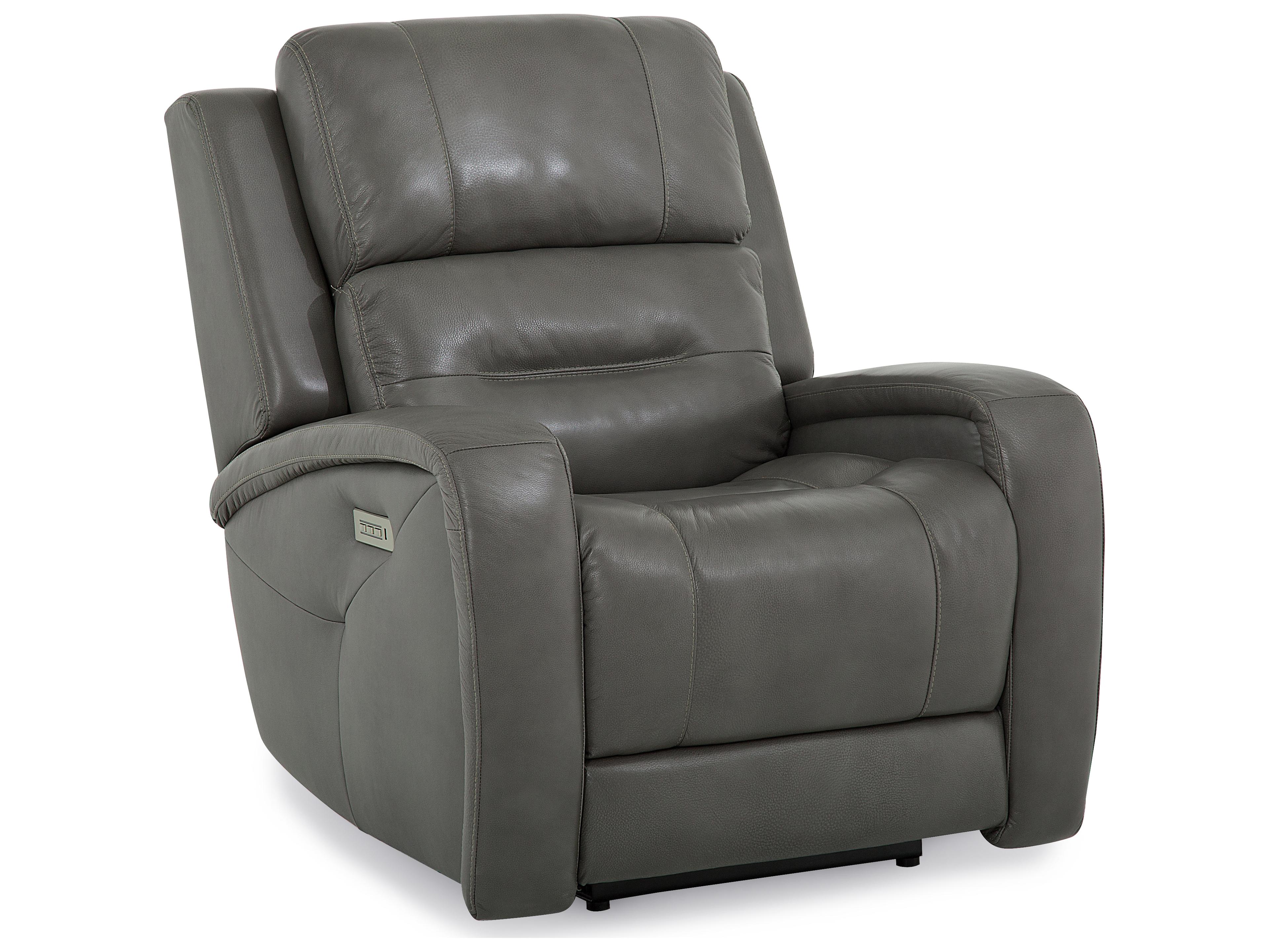 Palliser Washington Leather Upholstery Power Recliner Wall Hugger with Headrest & Lumbar