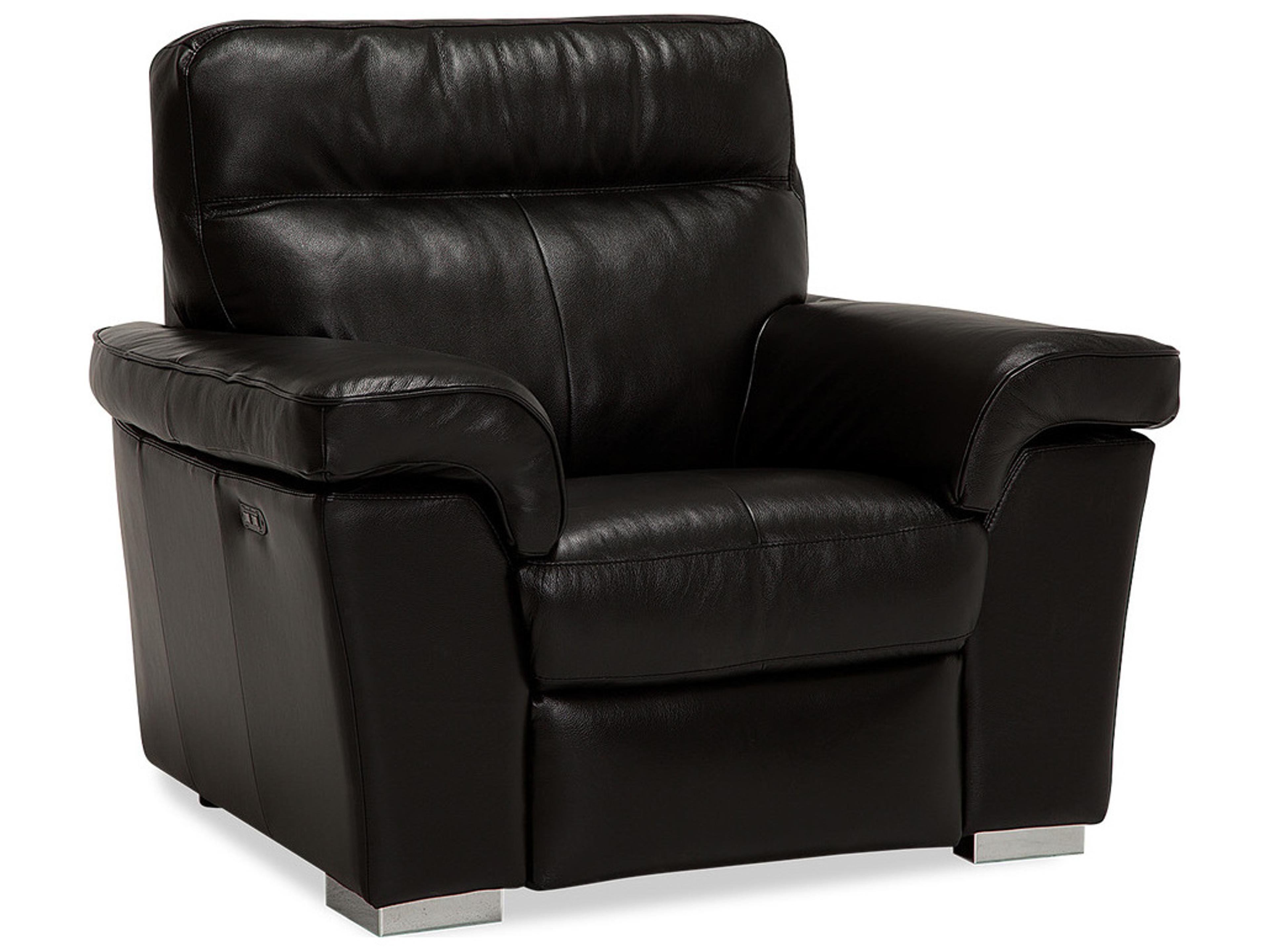 Palliser Alaska Leather Upholstery Power Recliner Wall Hugger with Power Headrest