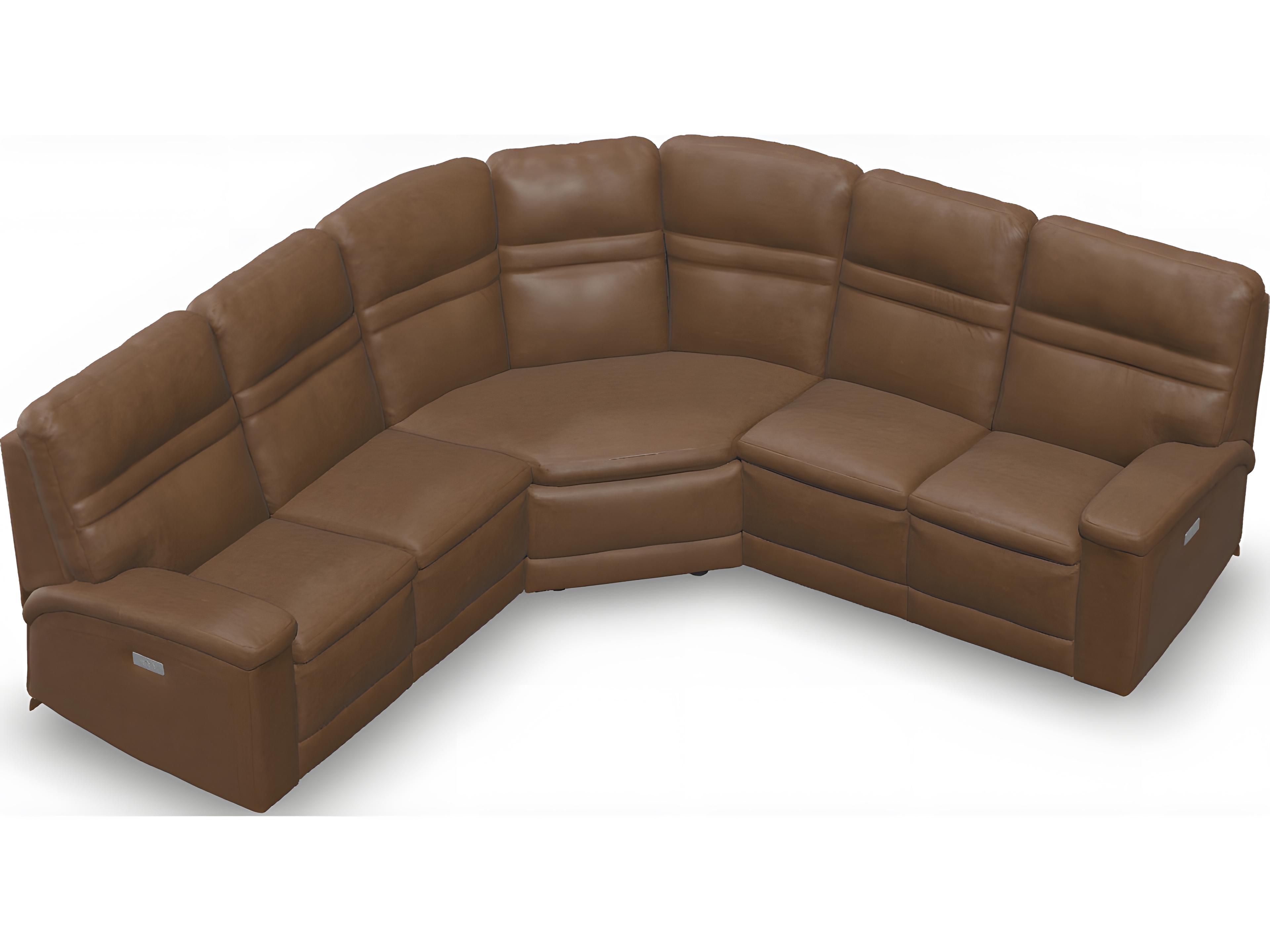 Palliser Leo Leather Upholstery Sectional Sofa