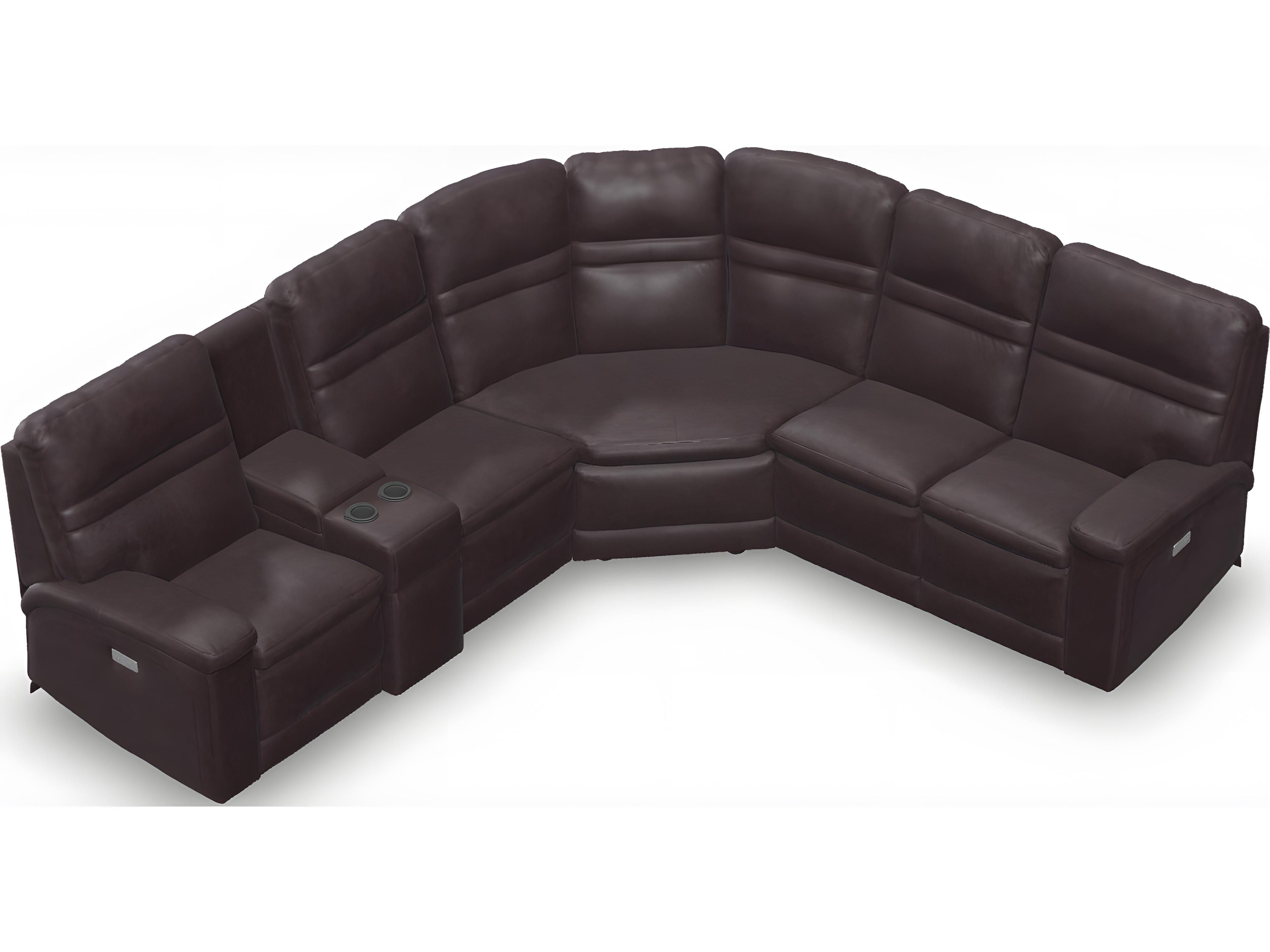 Palliser Leo Leather Upholstery Sectional Sofa