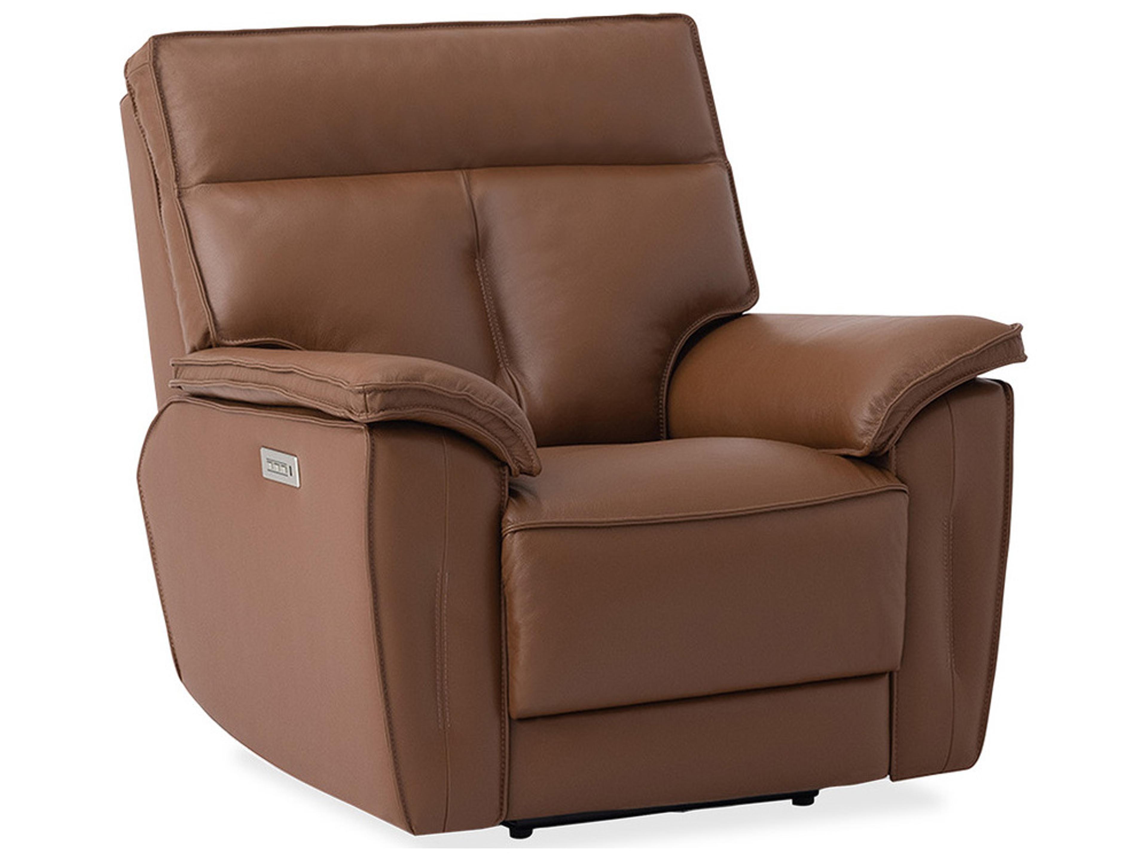 Palliser Oakley Leather Upholstery Power Recliner Wall Hugger with Power Headrest