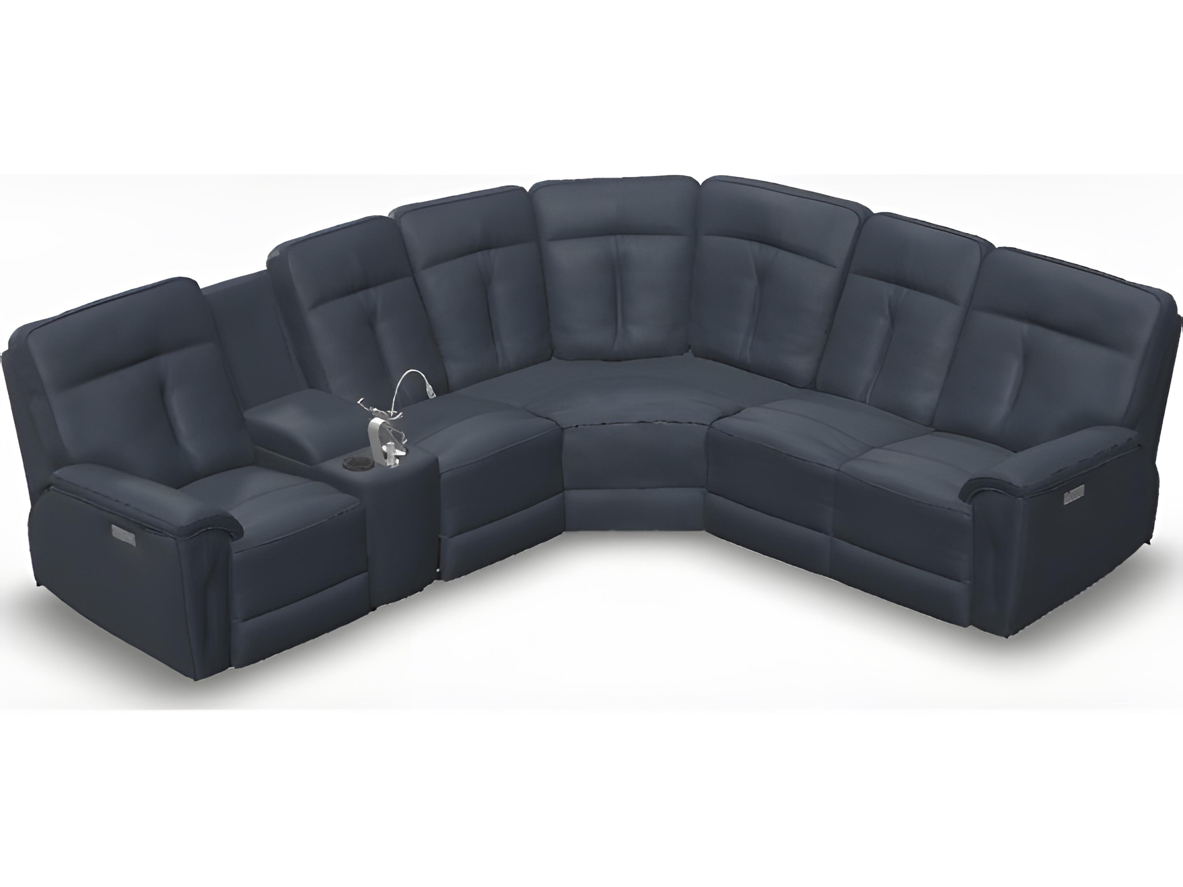 Palliser Oakley Leather Upholstery Sectional Sofa