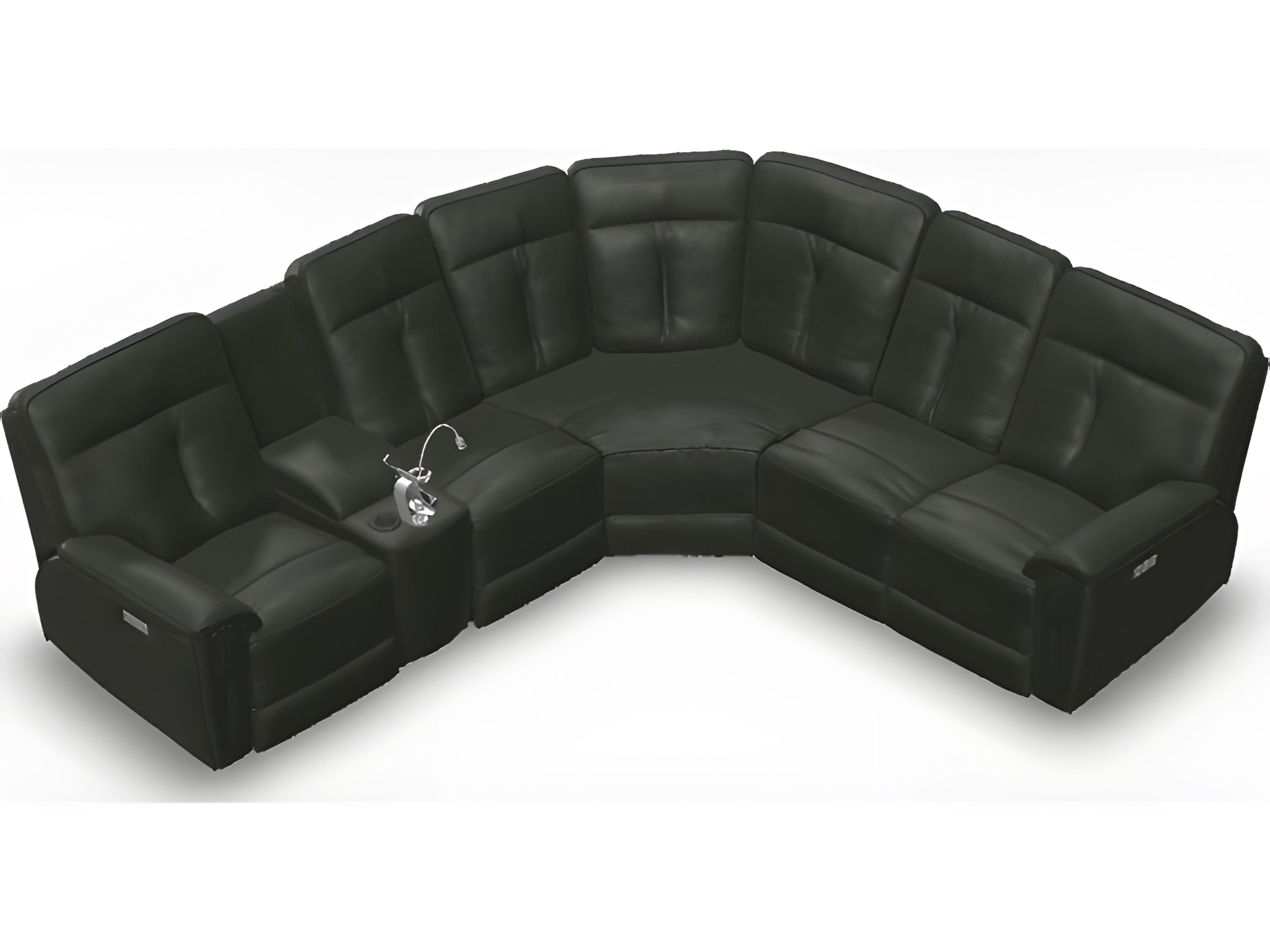 Palliser Oakley Leather Upholstery Sectional Sofa