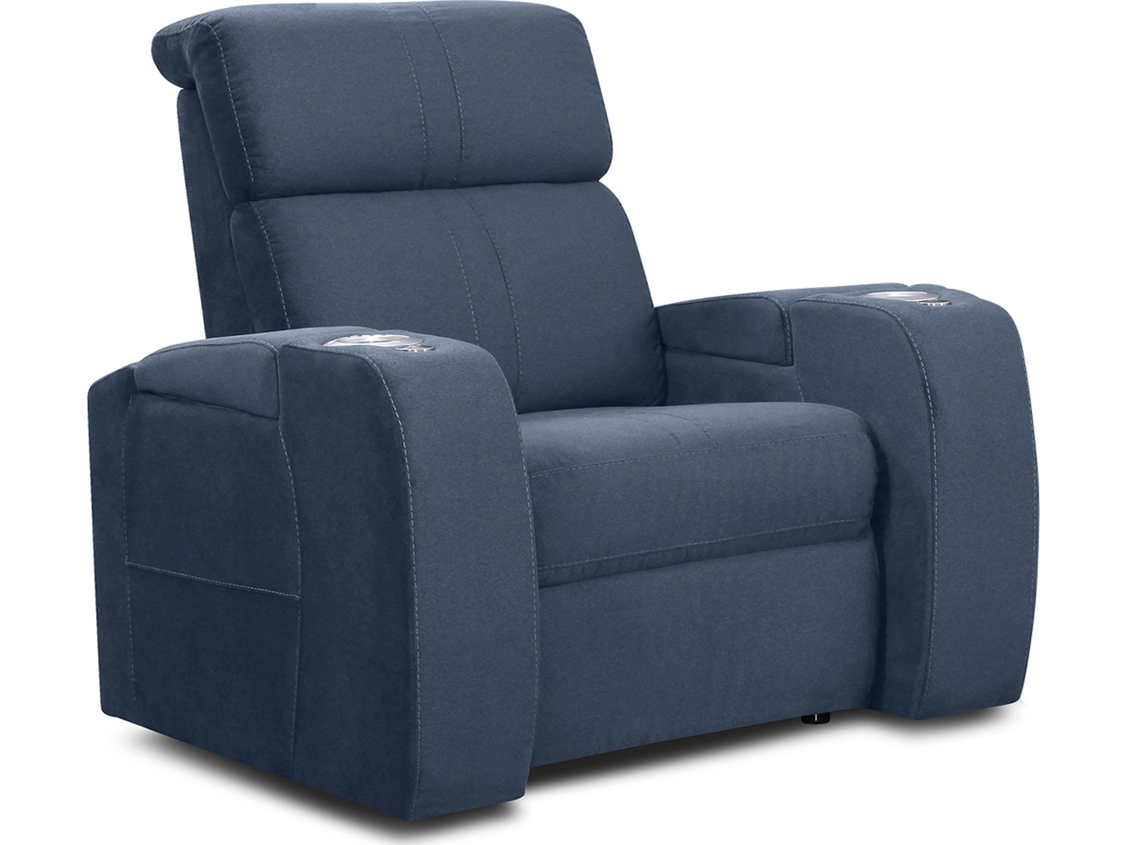 Palliser Flicks Leather Upholstery Recliner Power with Power Headrest