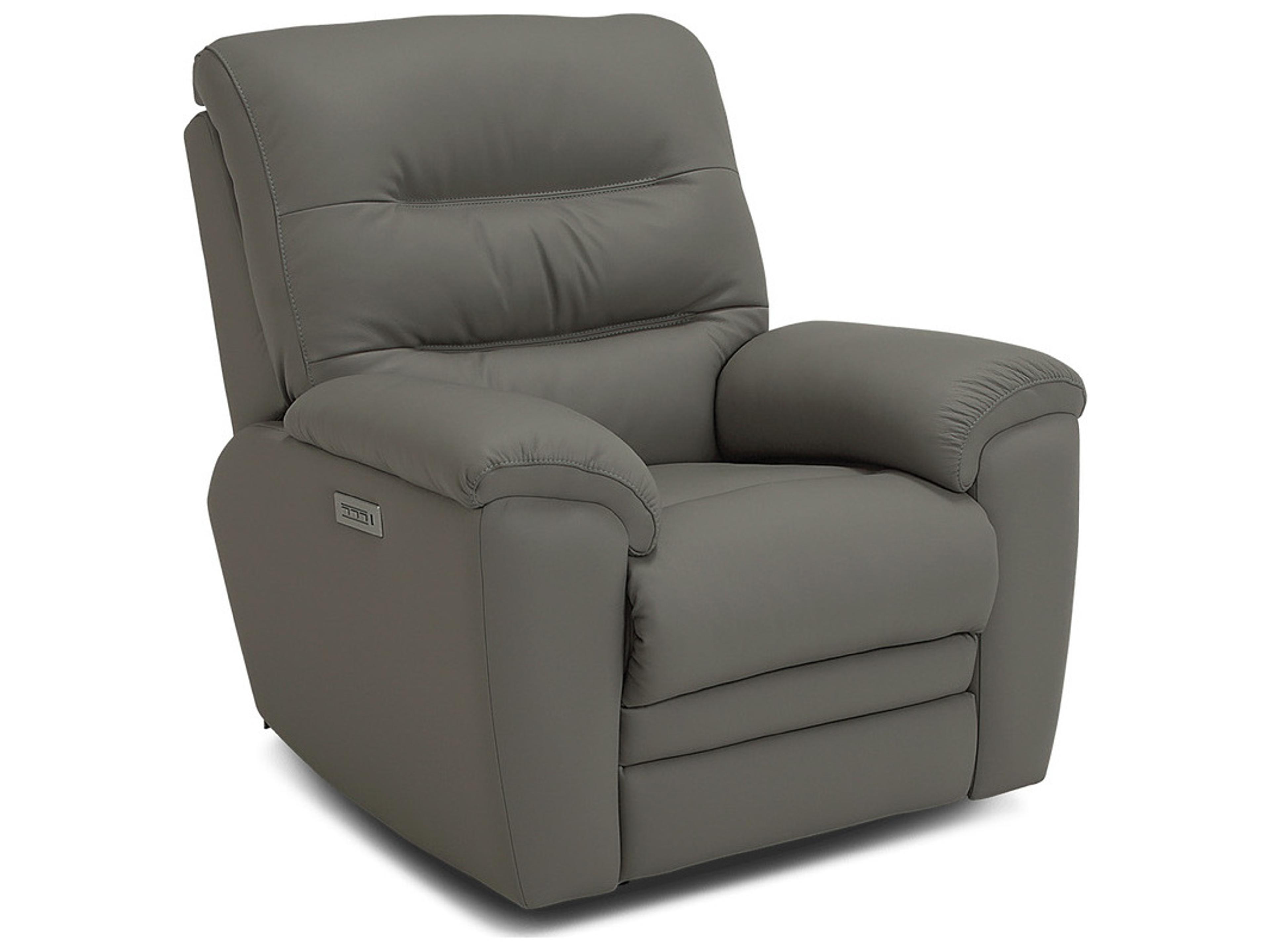 Palliser Keiran Leather Upholstery Power Recliner Wall Hugger with Power Headrest