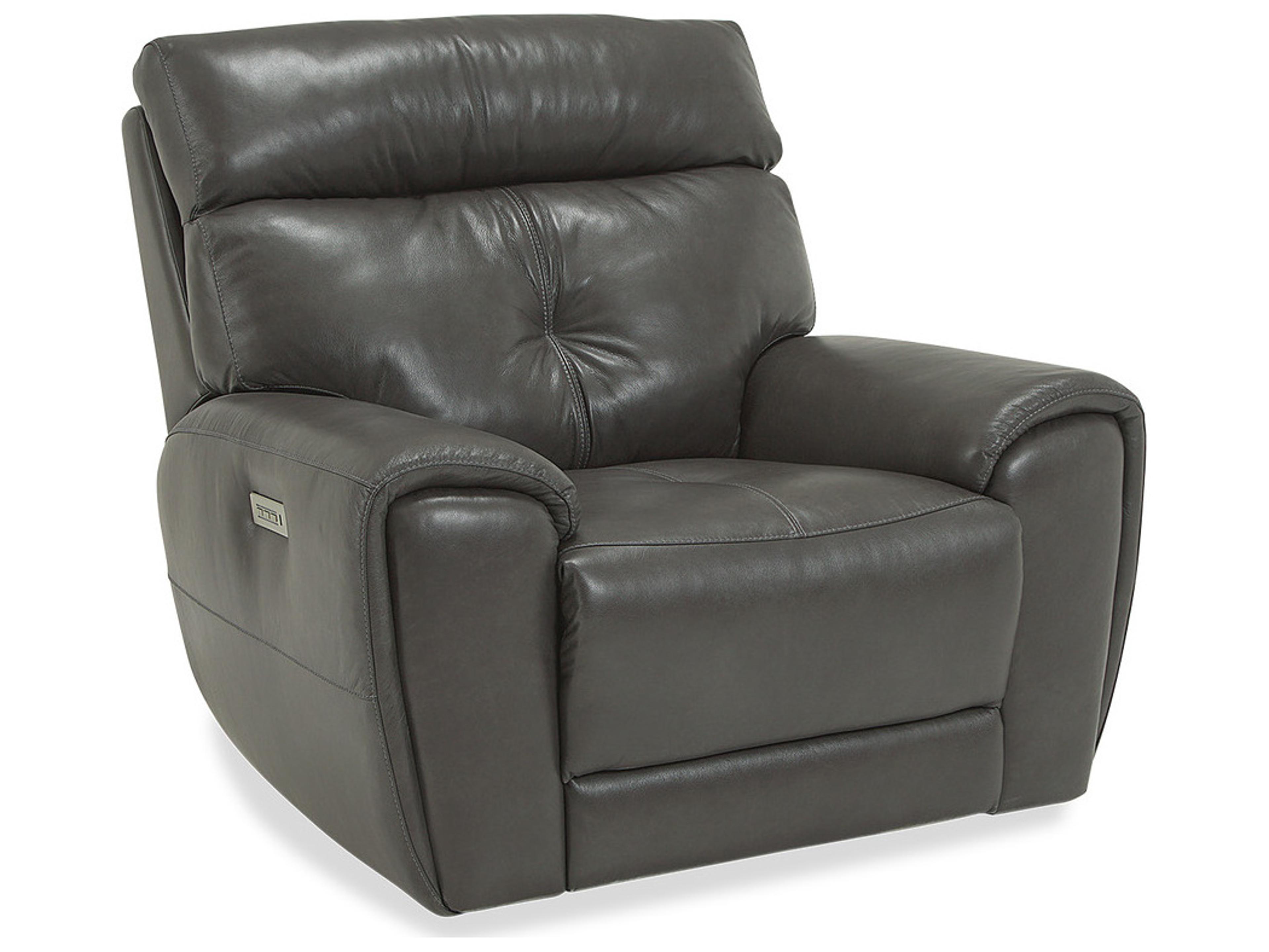 Palliser Aedon Leather Upholstery Power Recliner Wall Hugger with Power Headrest