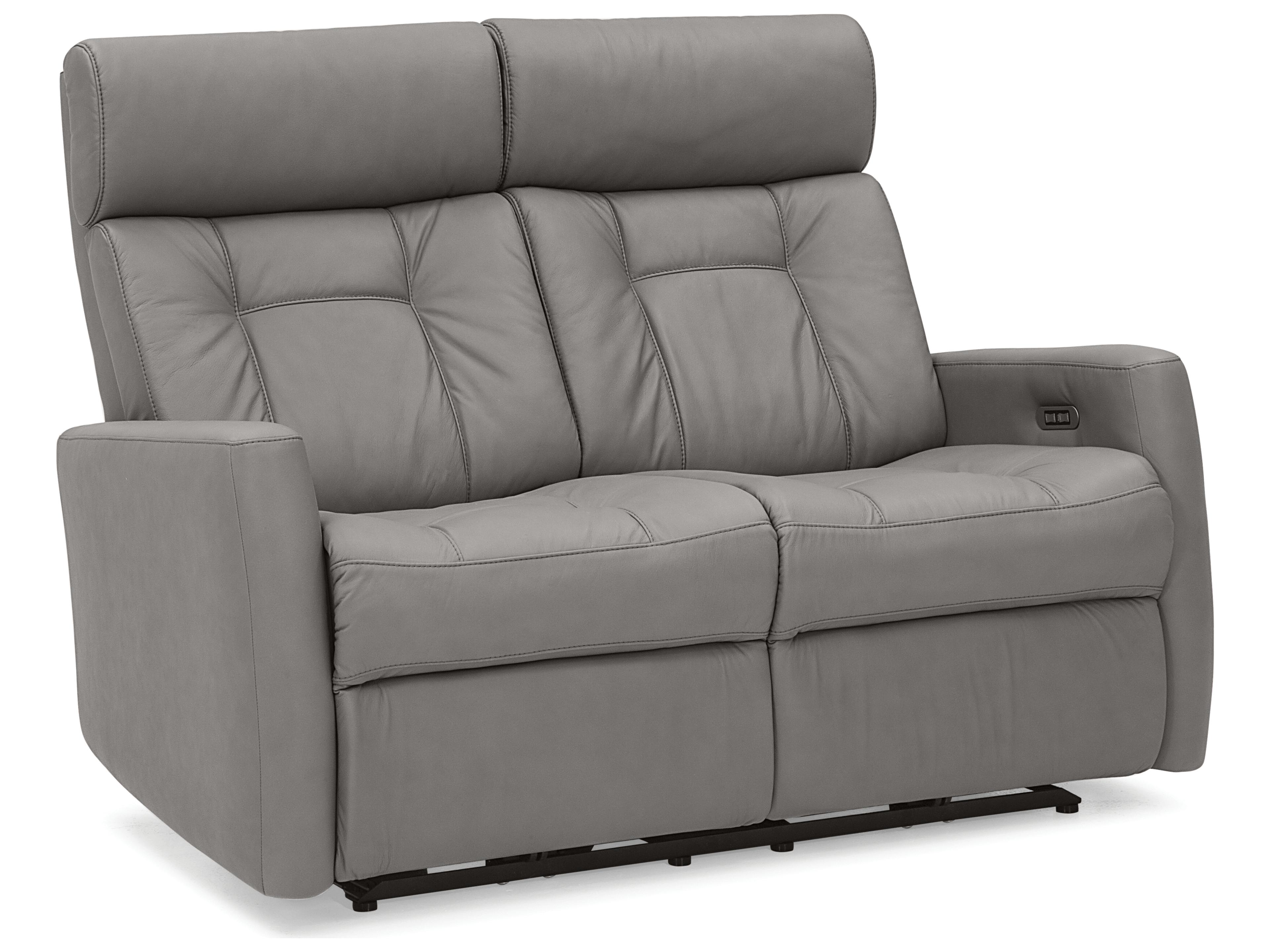 Palliser West Coast II Leather Upholstery Lover Power Recliner with Power Headrest