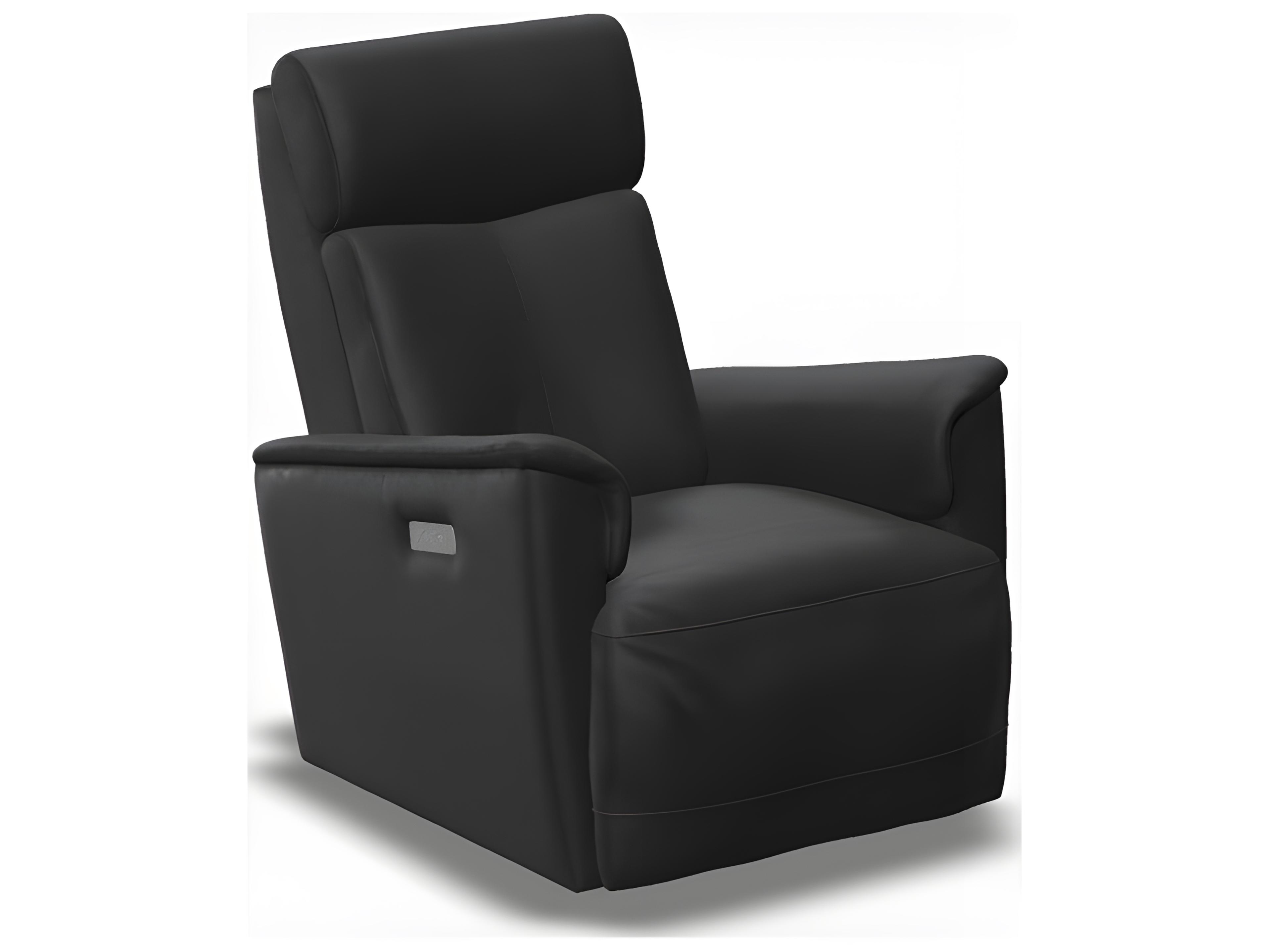 Palliser Chalet Leather Upholstery Swivel Glider Power Recliner with Power Headrest