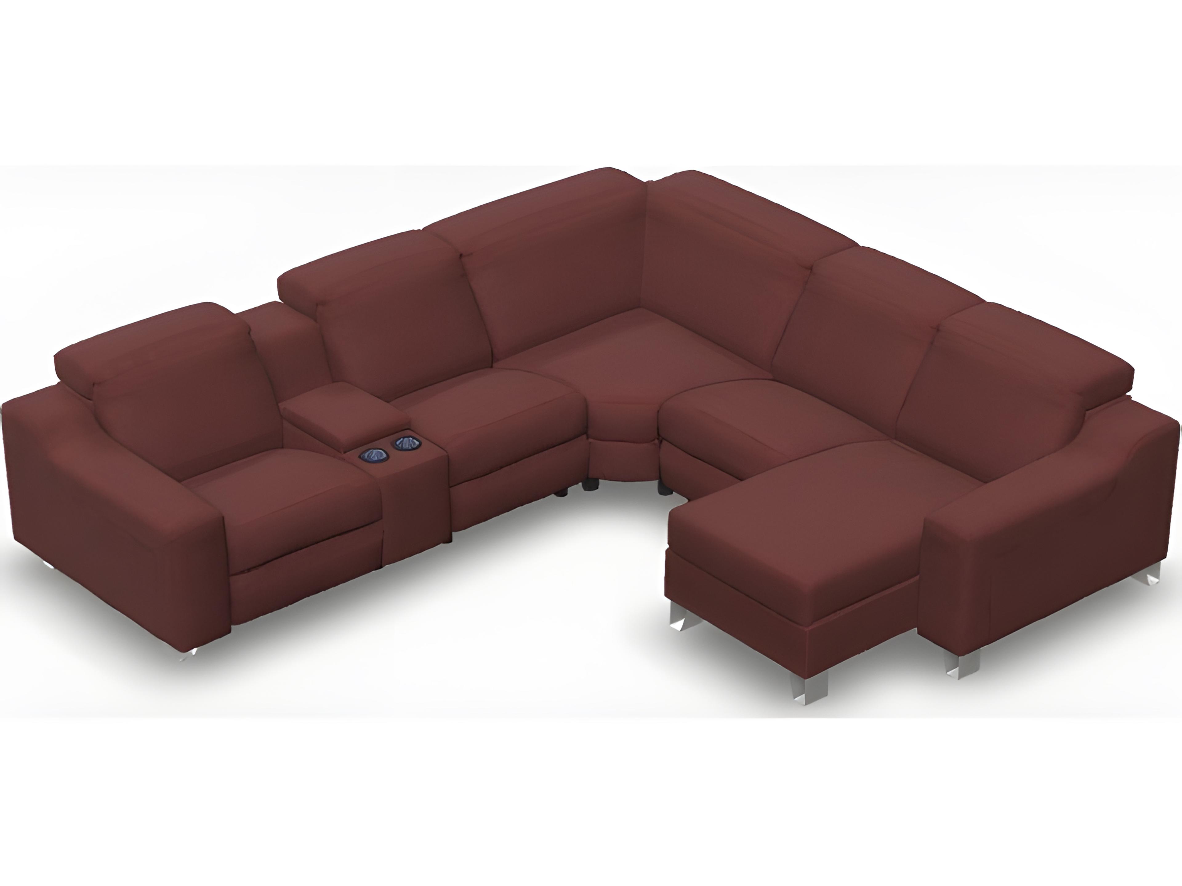Palliser Tabor Leather Upholstery Sectional Sofa