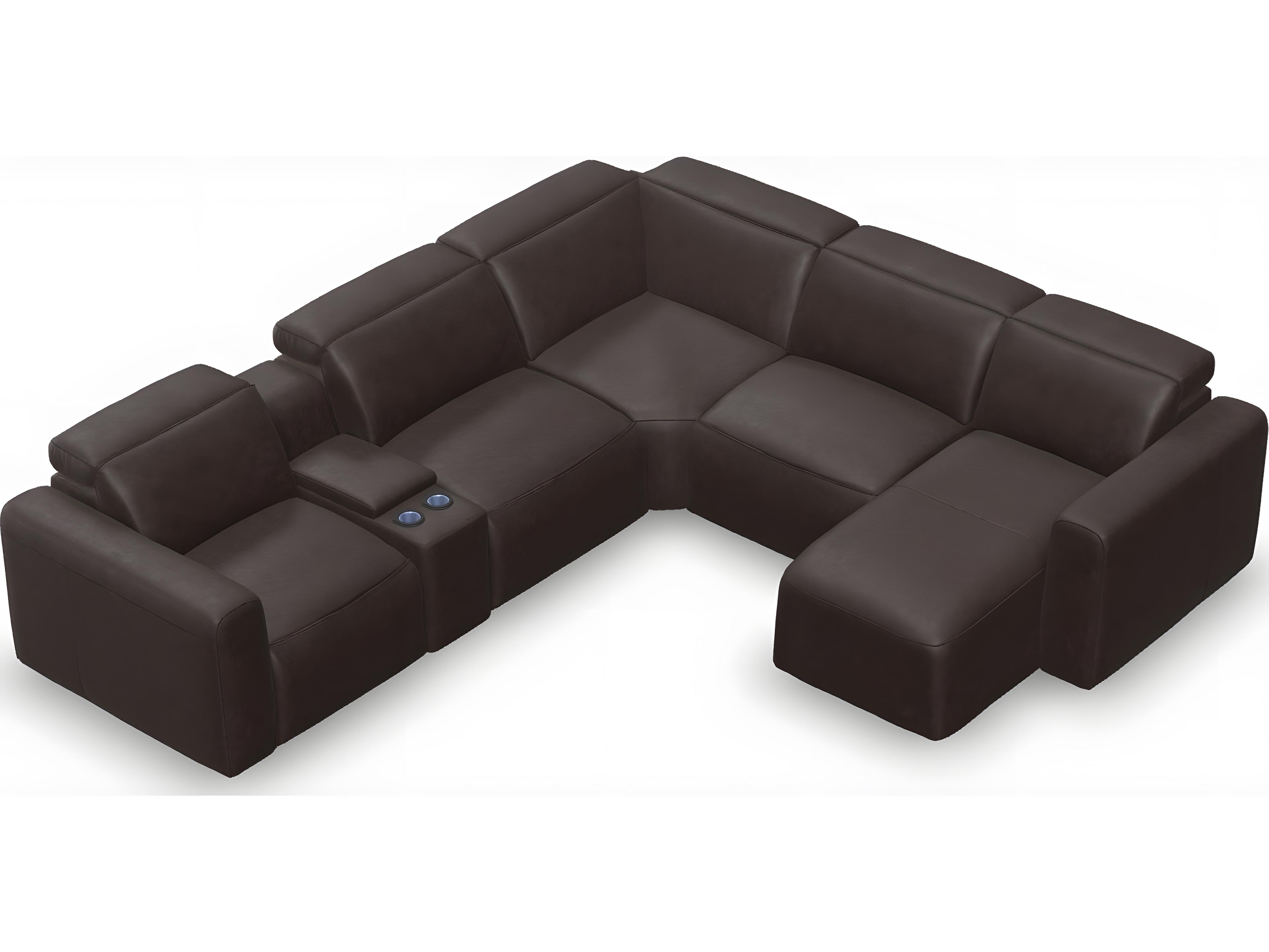 Palliser Colton Leather Upholstery Sectional Sofa