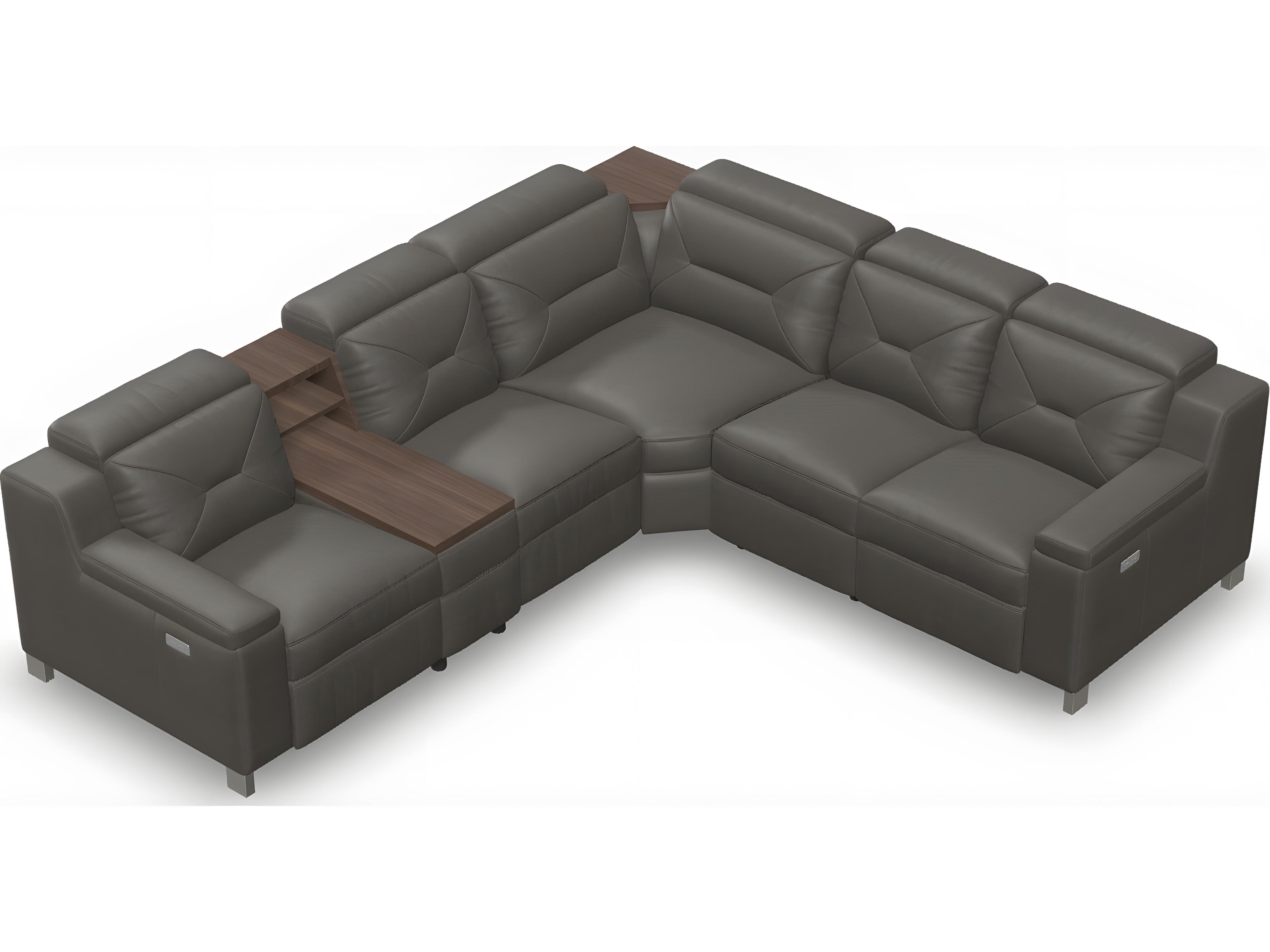 Palliser Apex Leather Upholstery Sectional Sofa