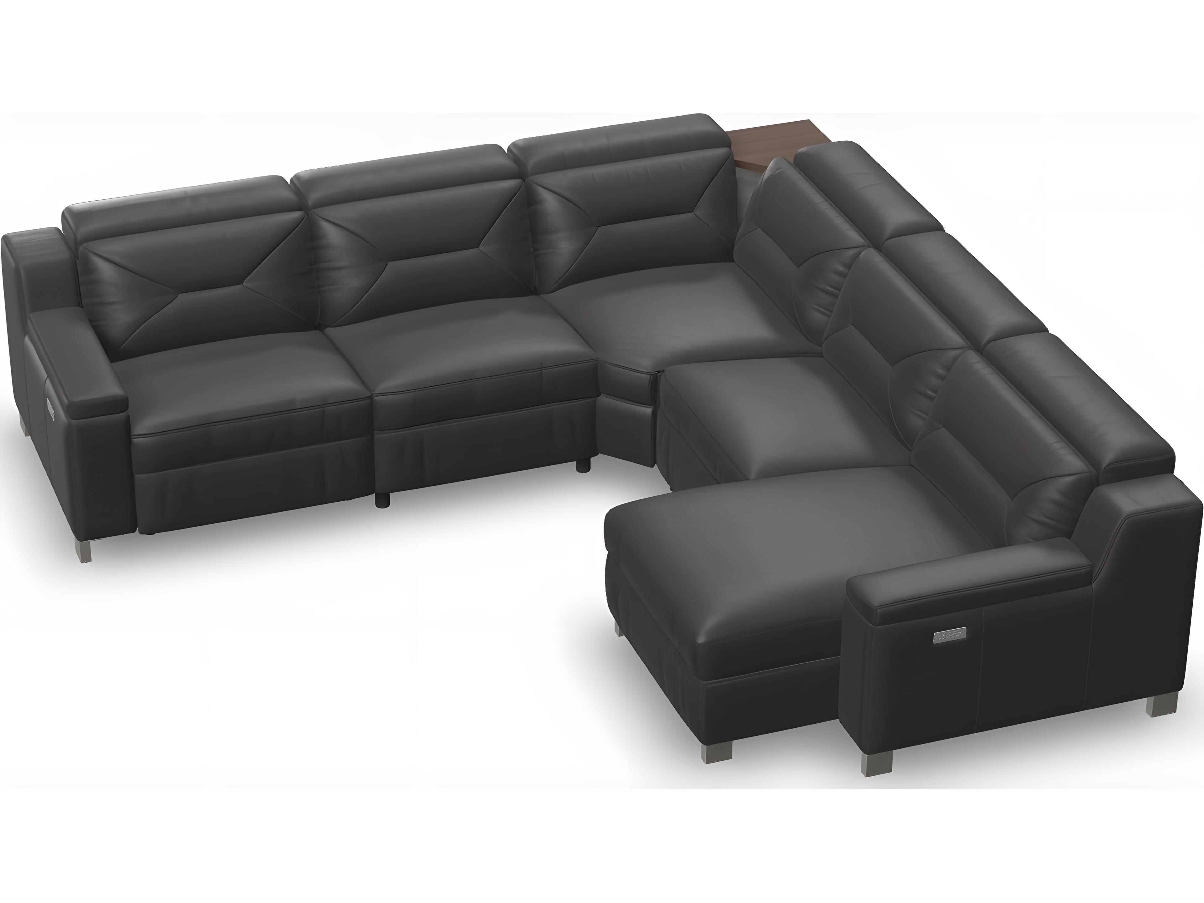 Palliser Apex Leather Upholstery Sectional Sofa