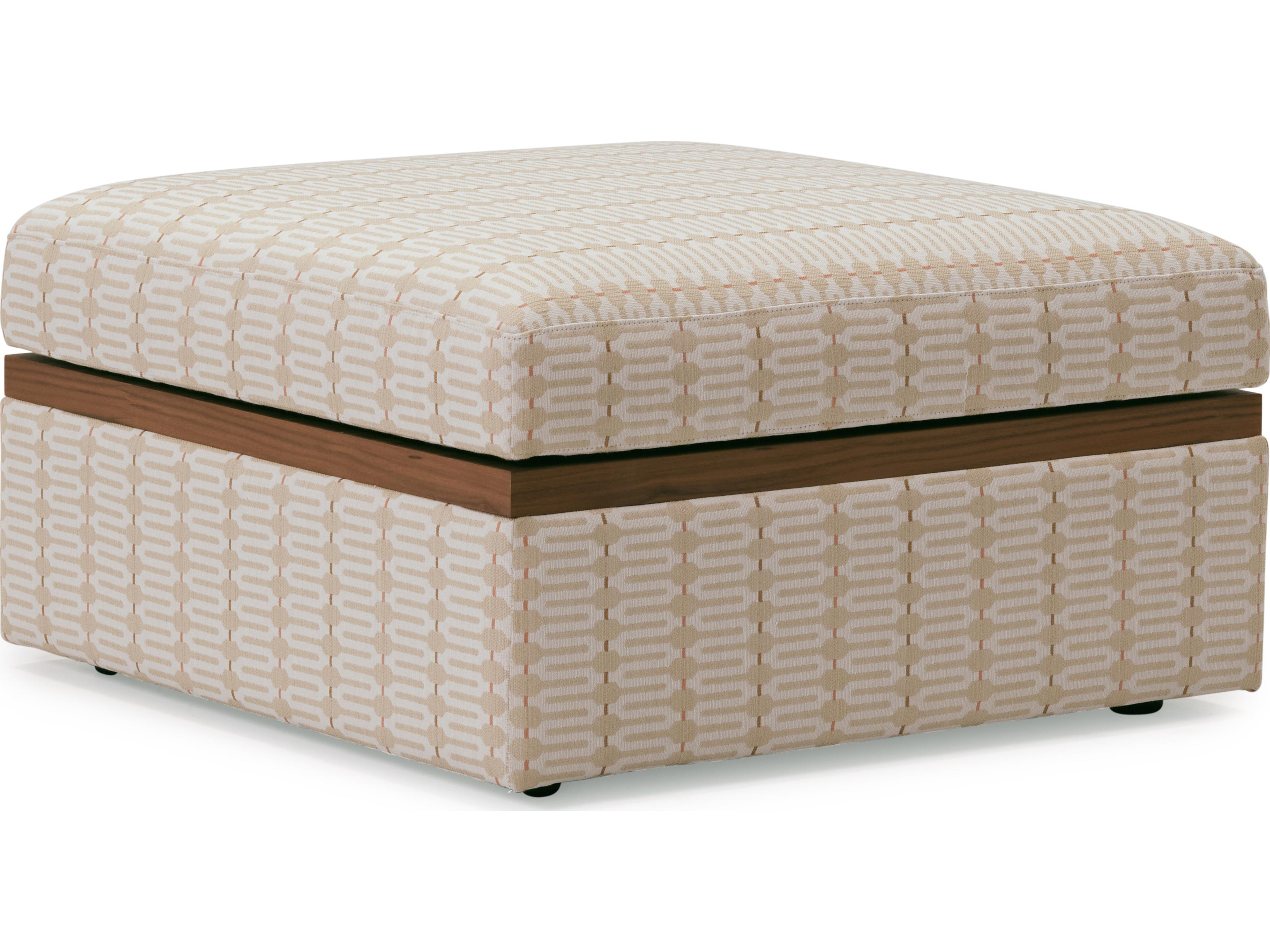 Palliser Apex Leather Upholstery Swivel Top Ottoman