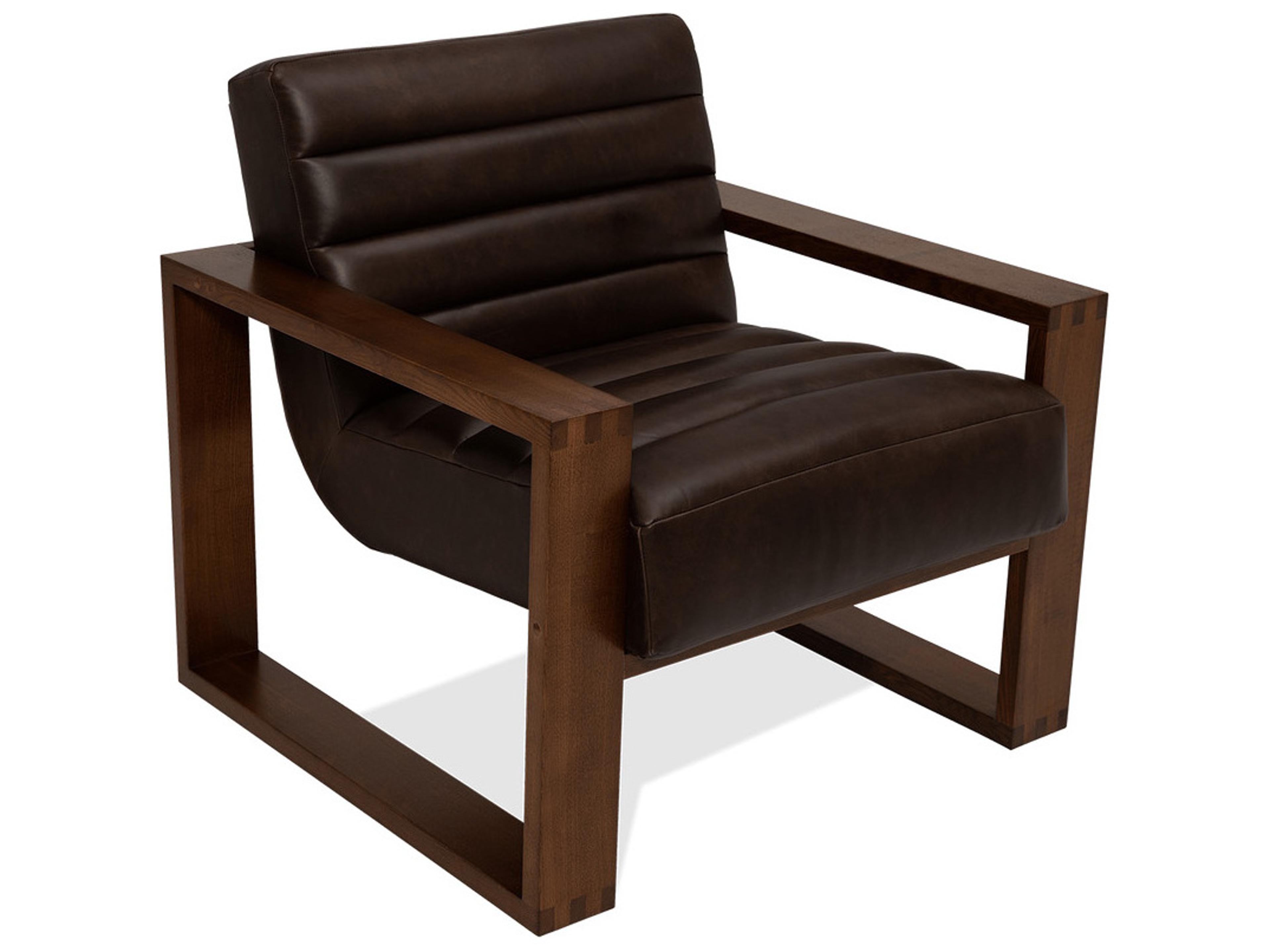 Palliser Wyatt Channeled Leather Upholstery Chair