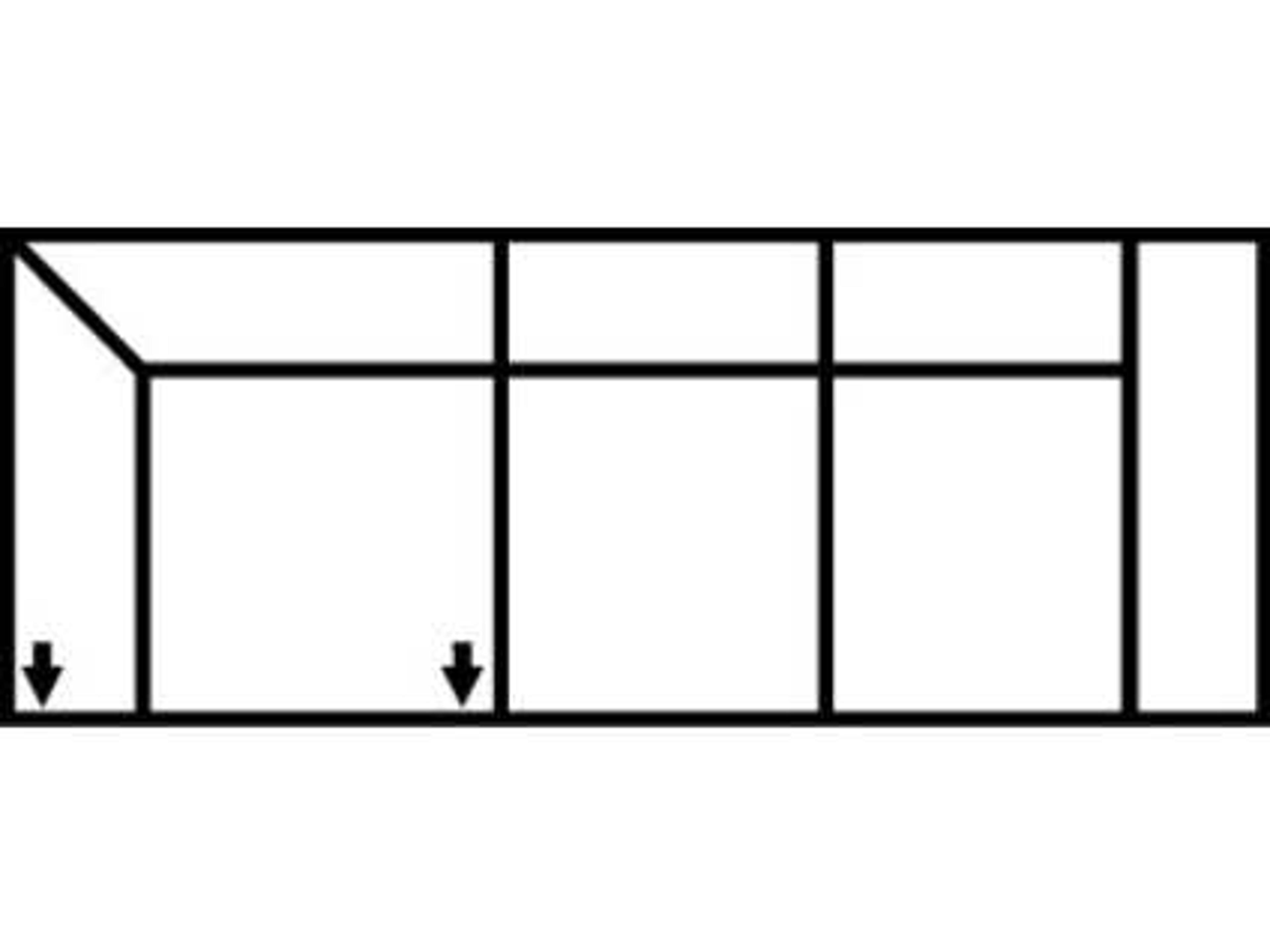 Palliser Reed Leather Upholstery Sectional Sofa