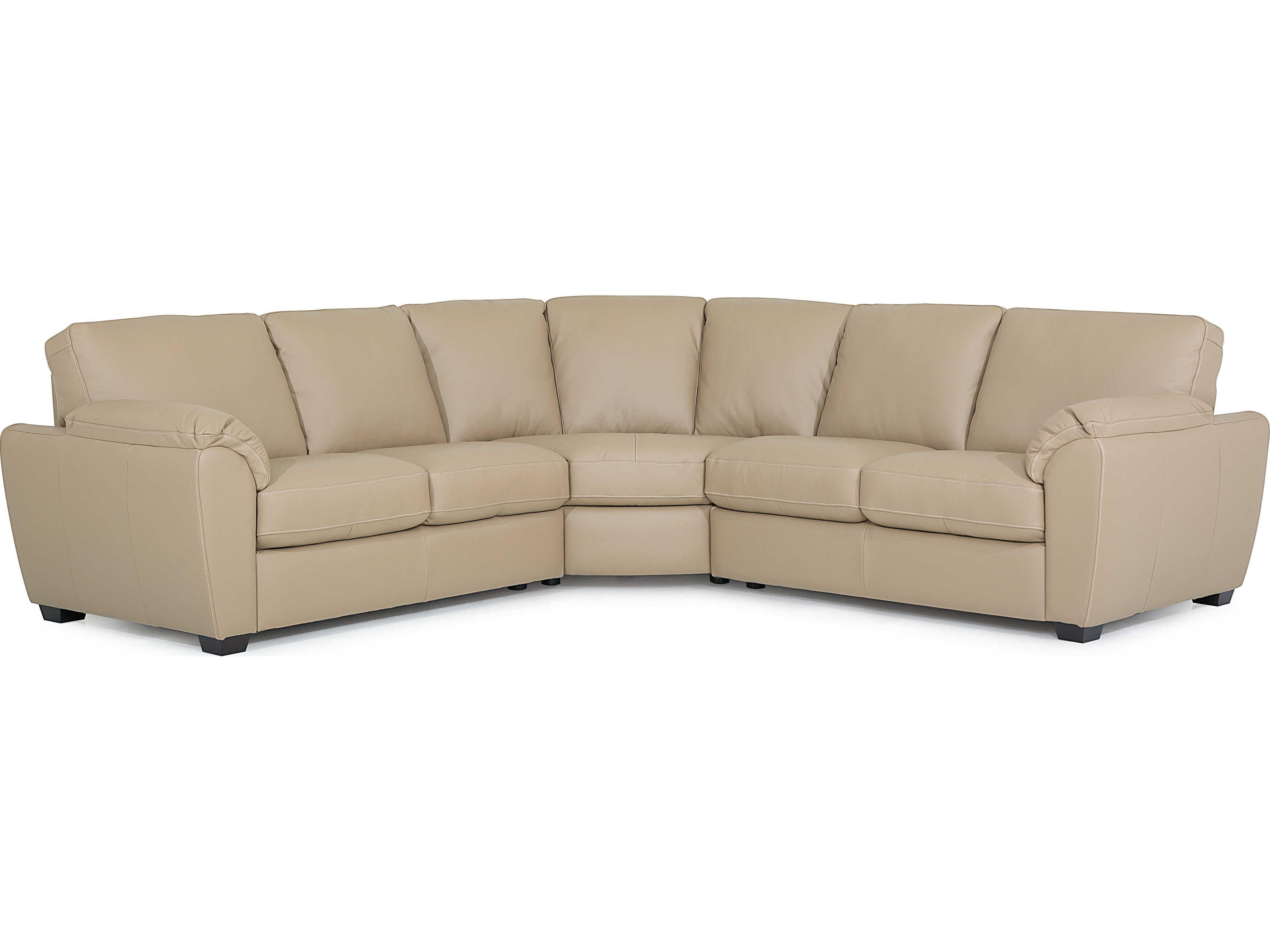 Palliser Lanza Leather Upholstery Sectional Sofa