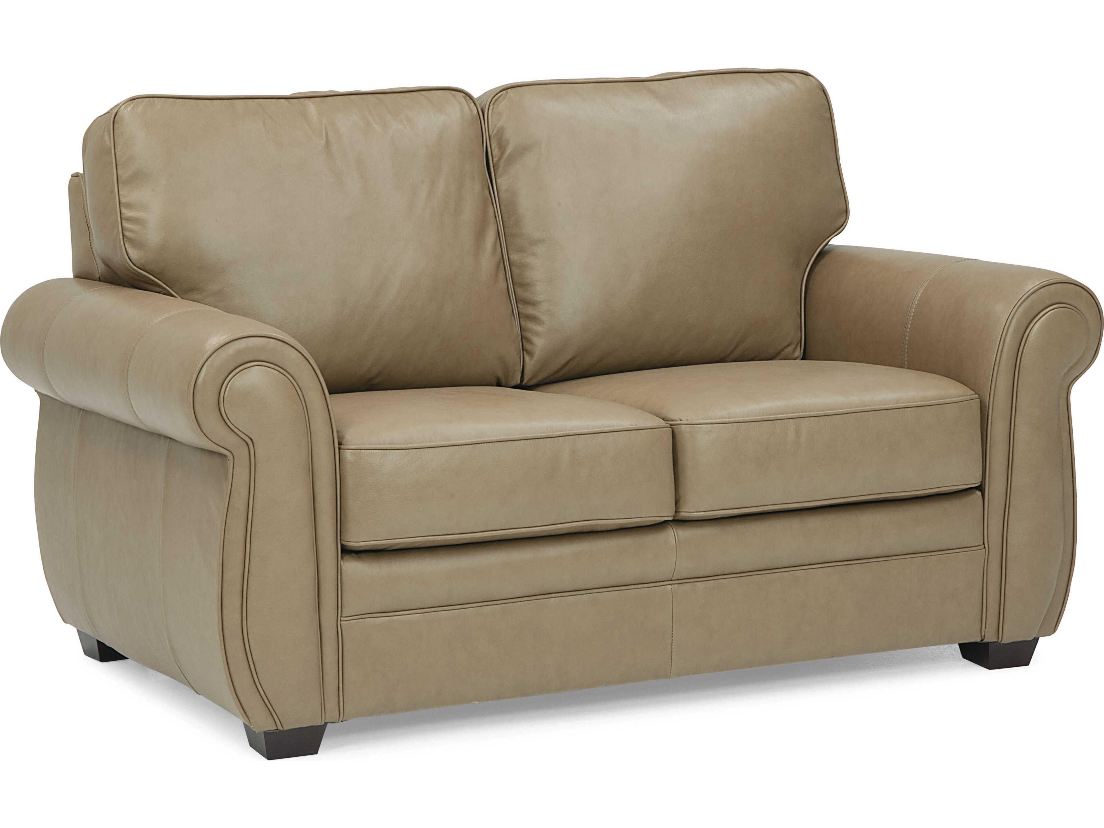 Palliser Viceroy Espresso Leather Upholstery Loveseat
