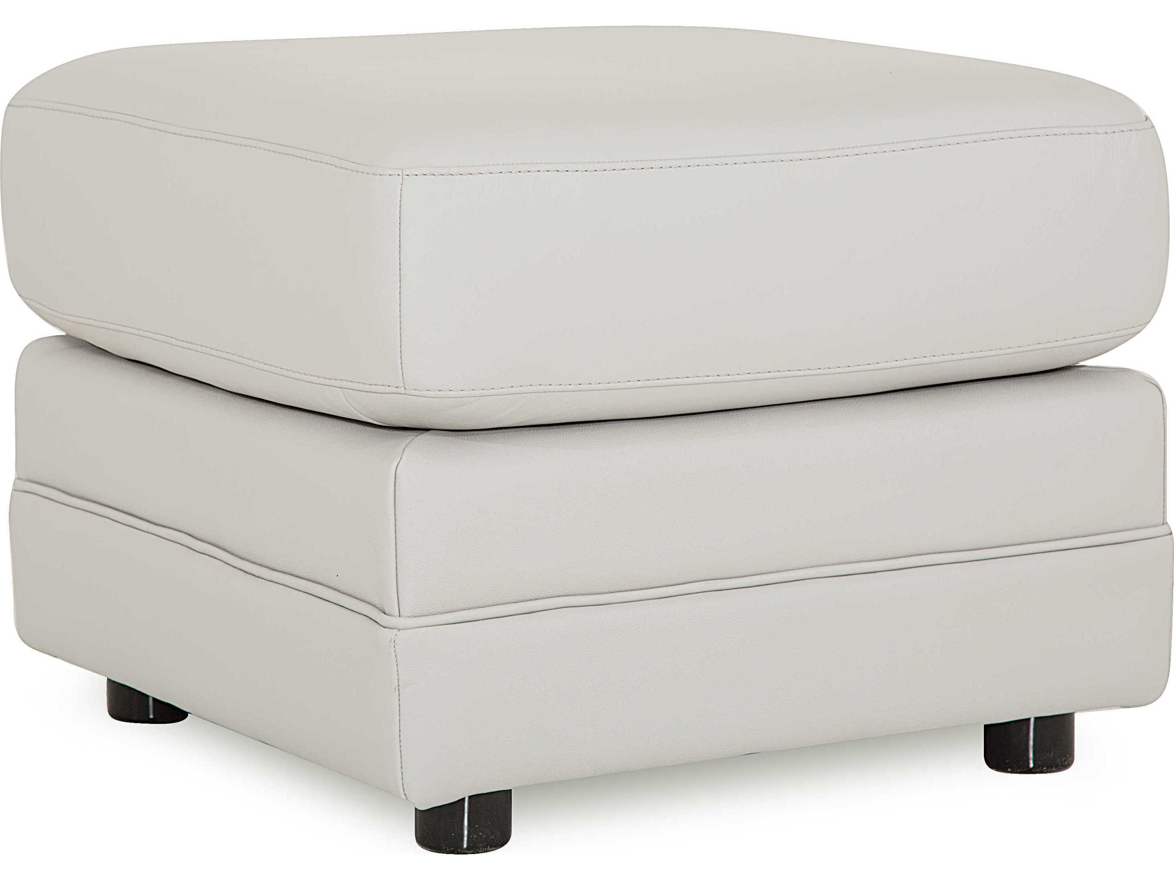 Palliser Corissa Rectangular Espresso Leather Upholstery Ottoman