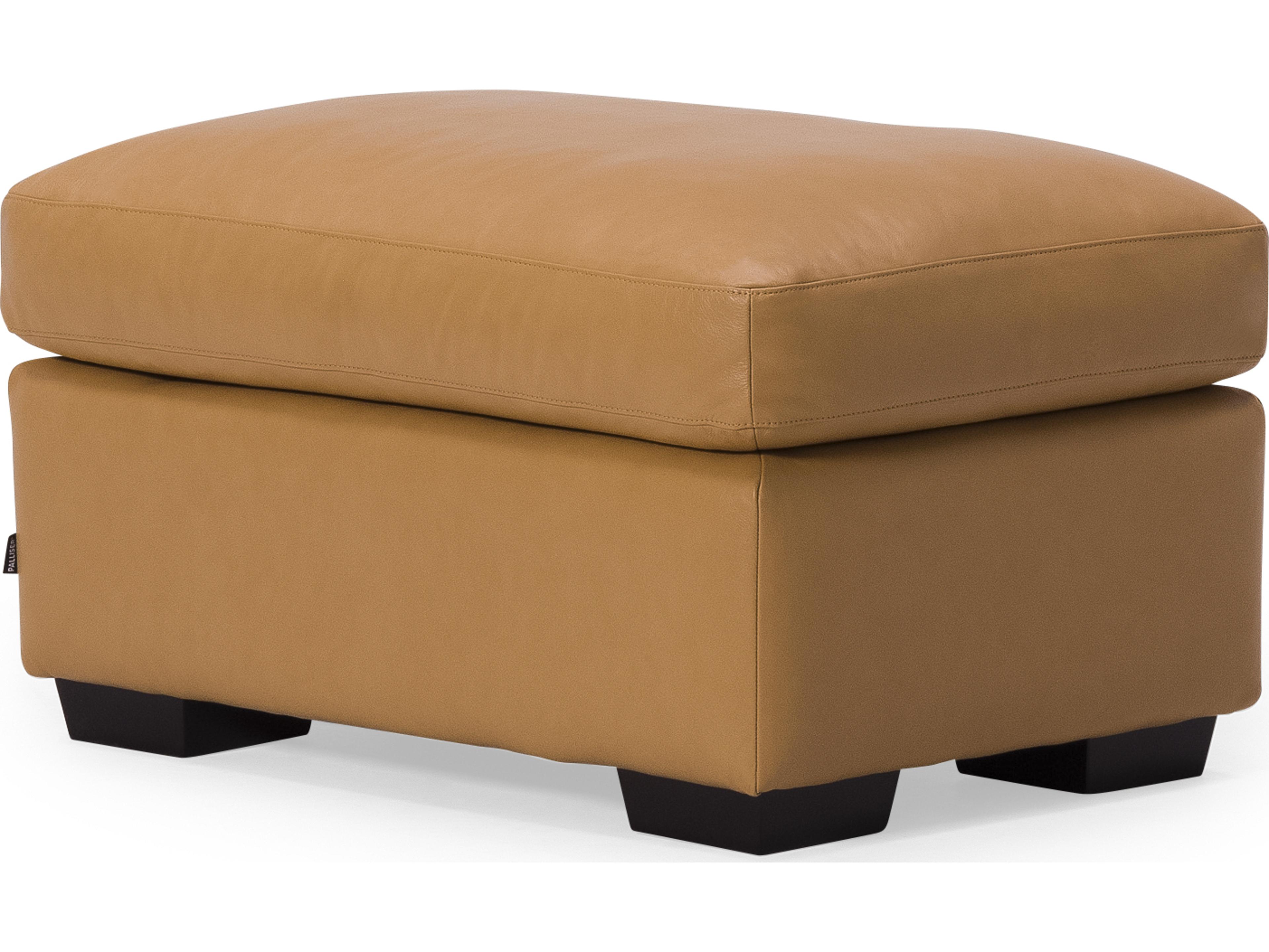 Palliser Madison Track Arm Leather Upholstery Ottoman
