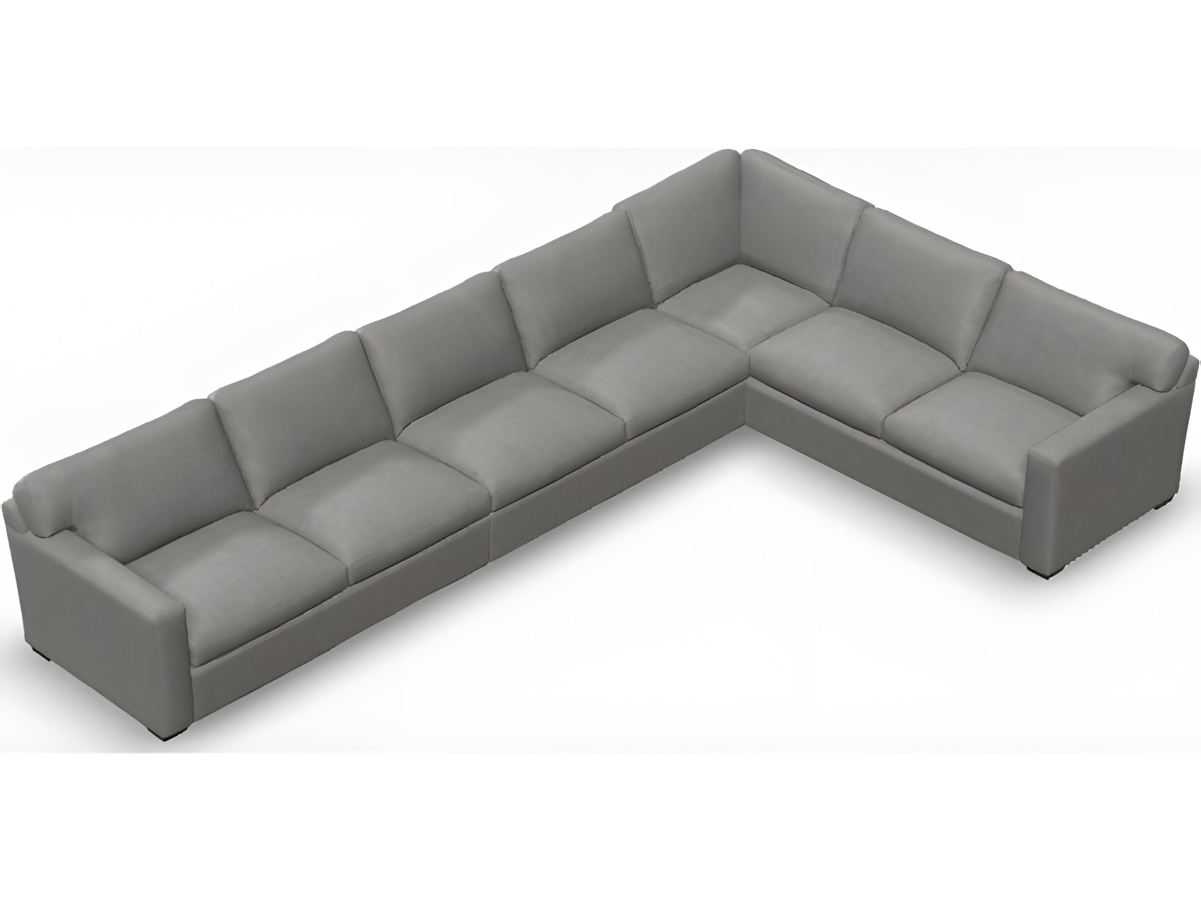 Palliser Madison Track Arm Leather Upholstery Upholstered Sectional Sofa