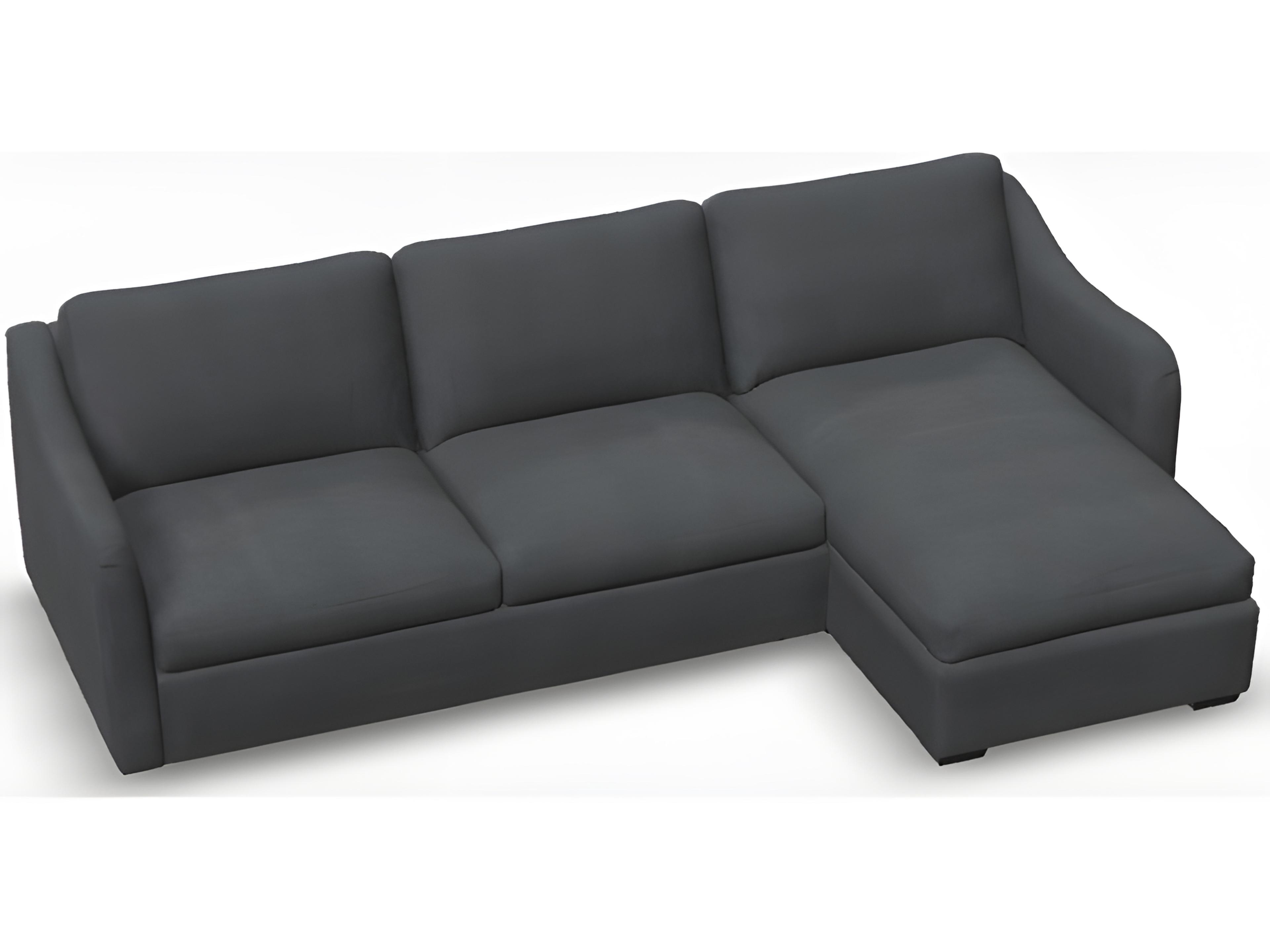 Palliser Madison Modern English Arm Leather Upholstery Upholstered Sectional Sofa