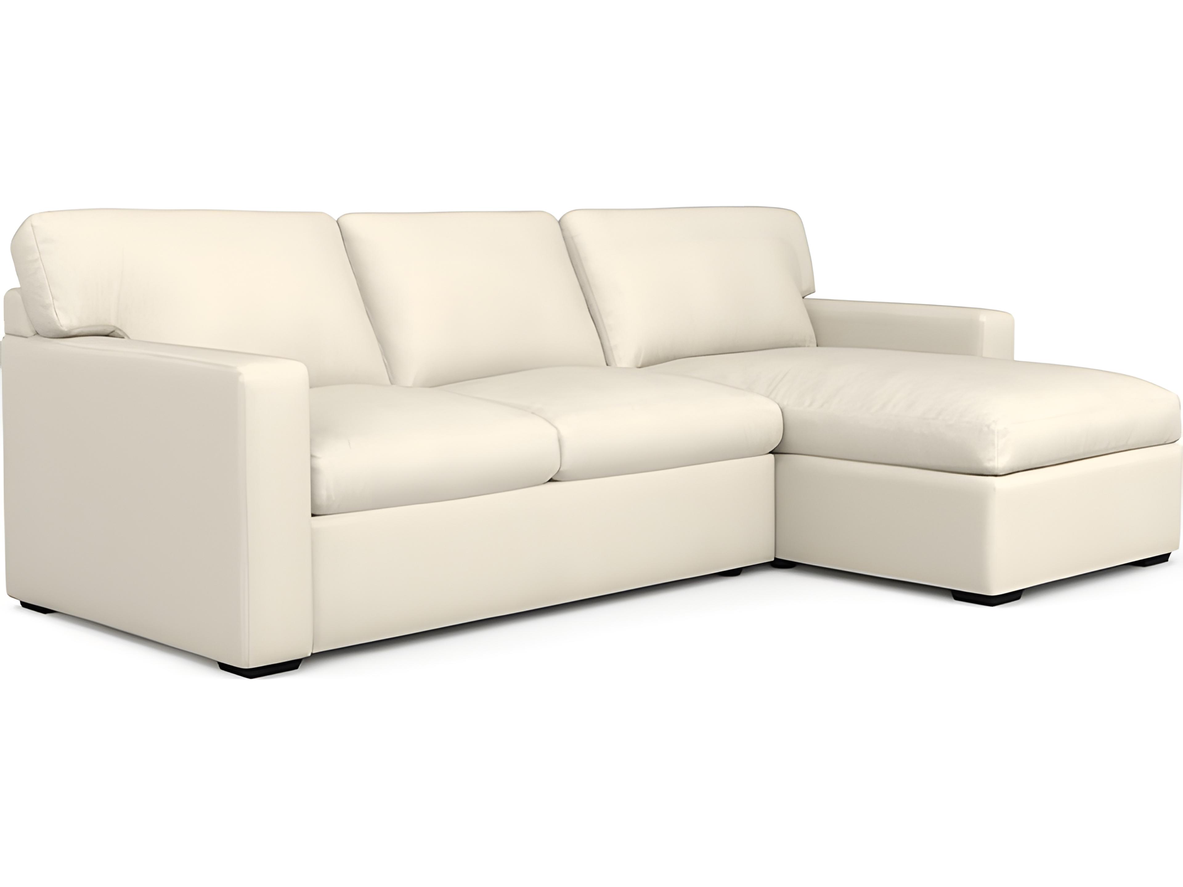 Palliser Madison Sleep Track Arm Leather Upholstery Upholstered Sectional Sofa