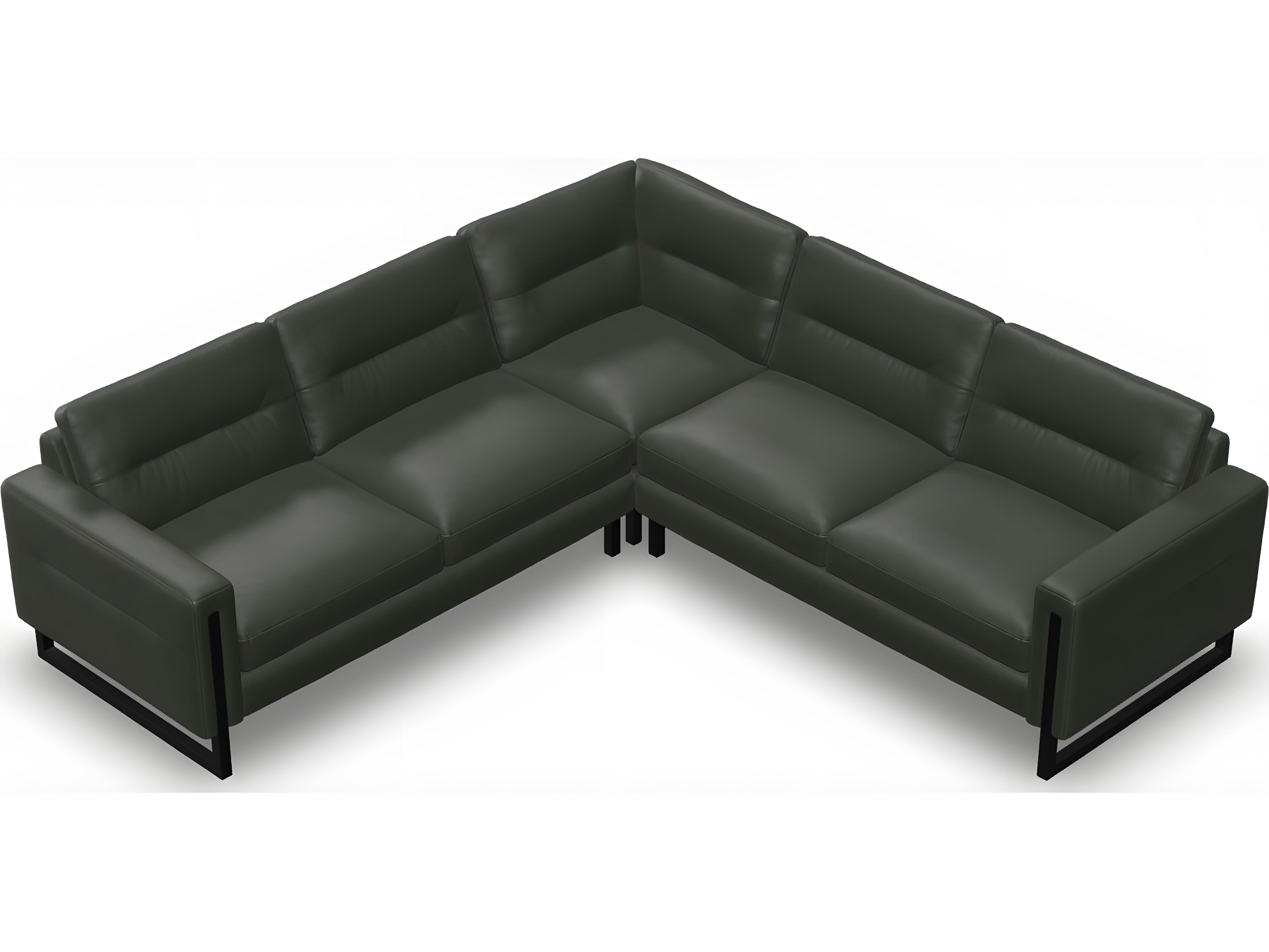 Palliser Brookes Leather Upholstery Sectional Sofa