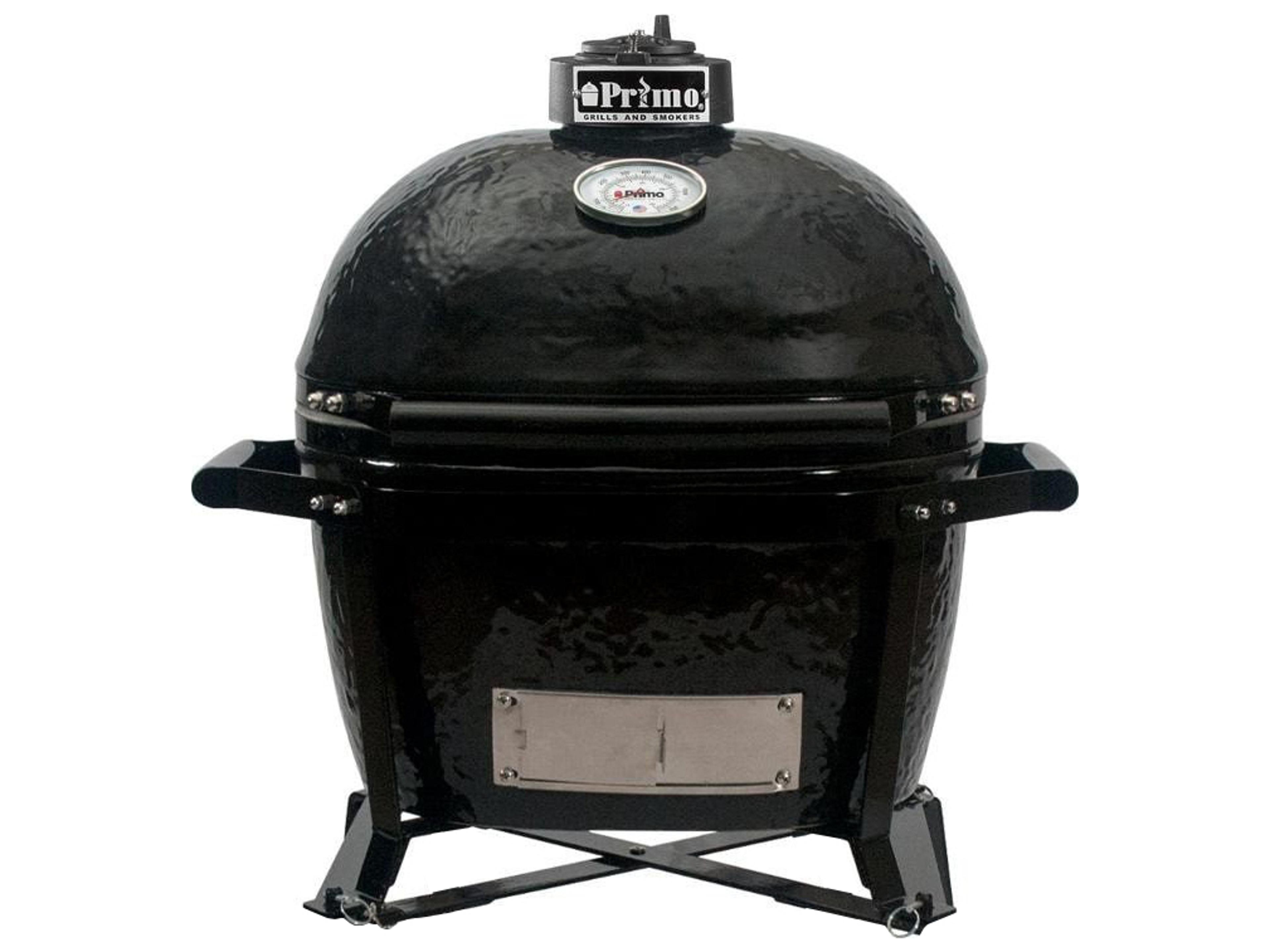 Primo Oval Junior Charcoal Grill with GO Portable Top