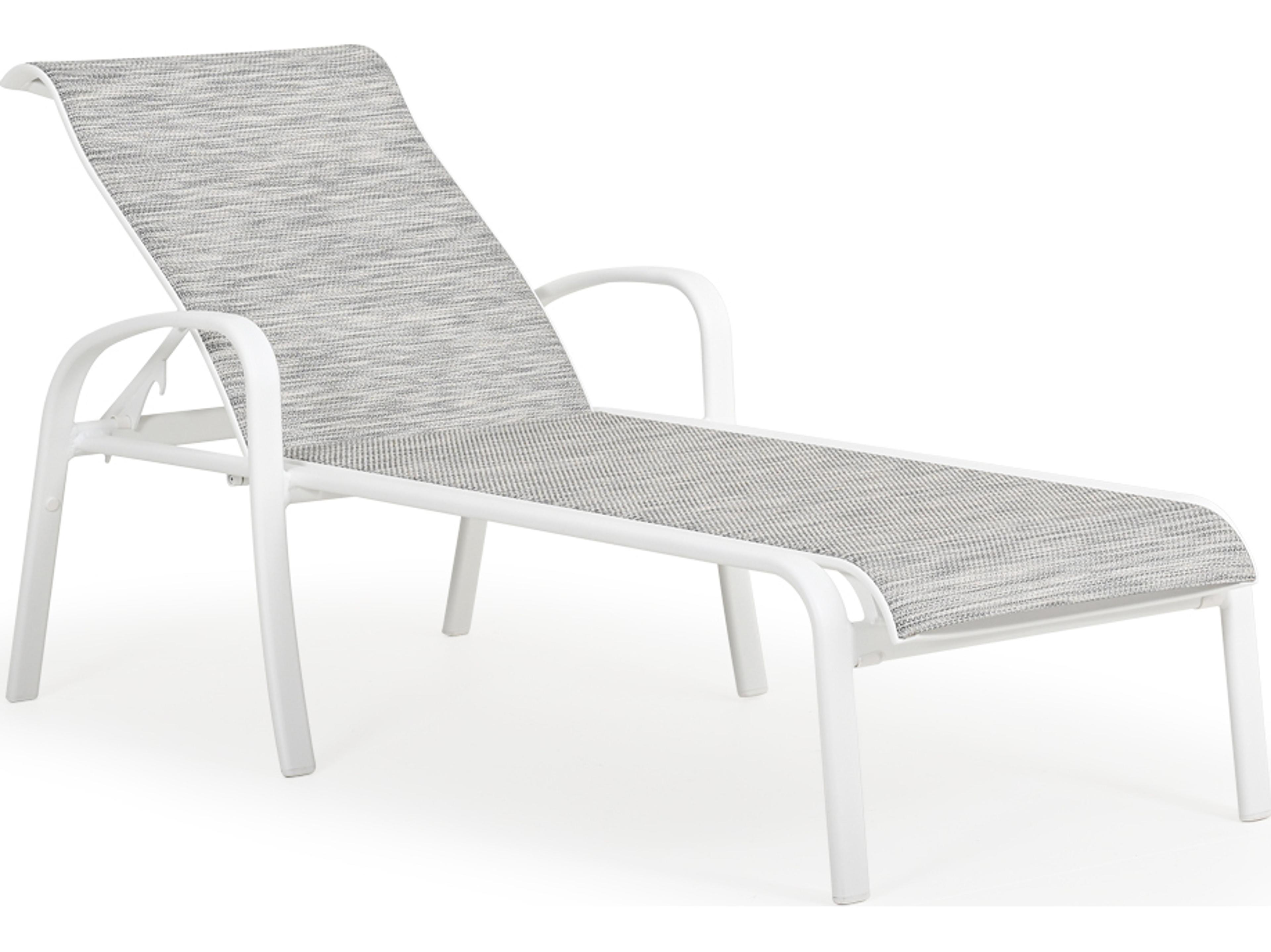 Watermark Living Sandoval Aluminum Sling Adjustable Outdoor Chaise Lounge