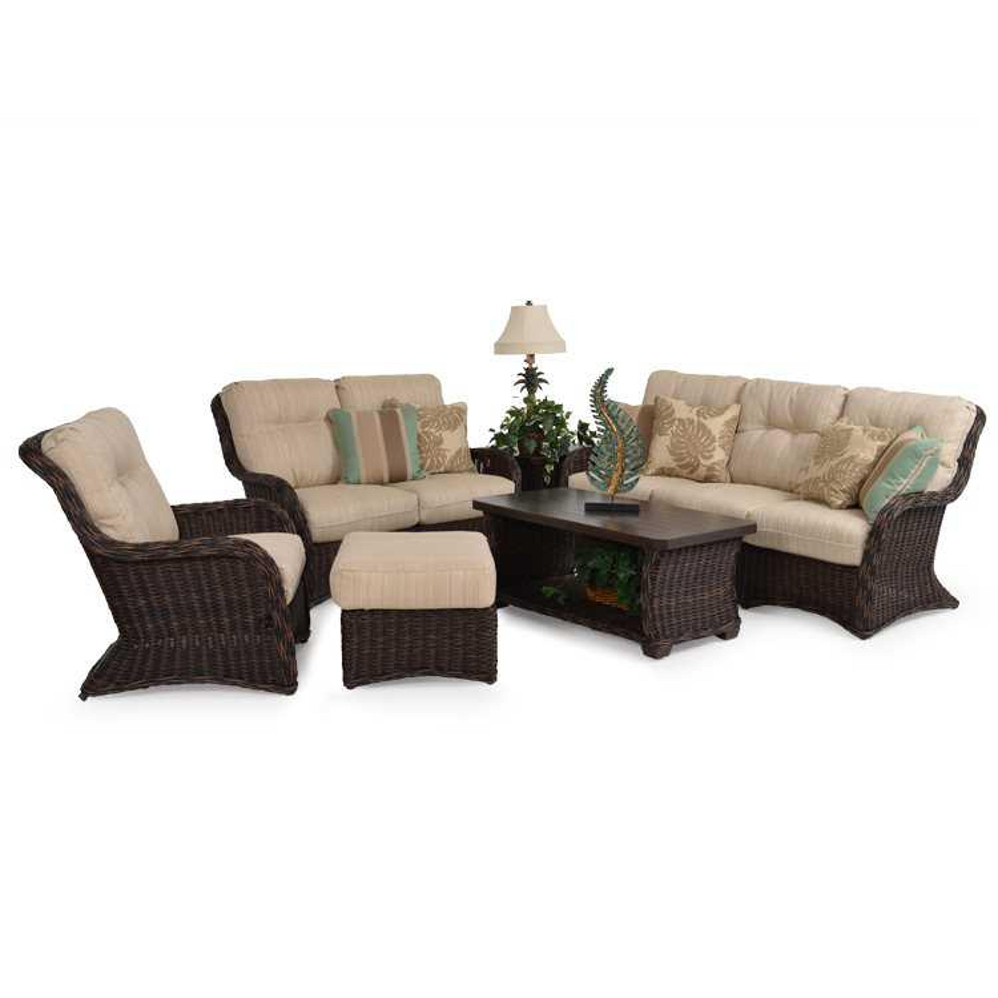 Watermark Living Riverside Wicker Outdoor Lounge Set