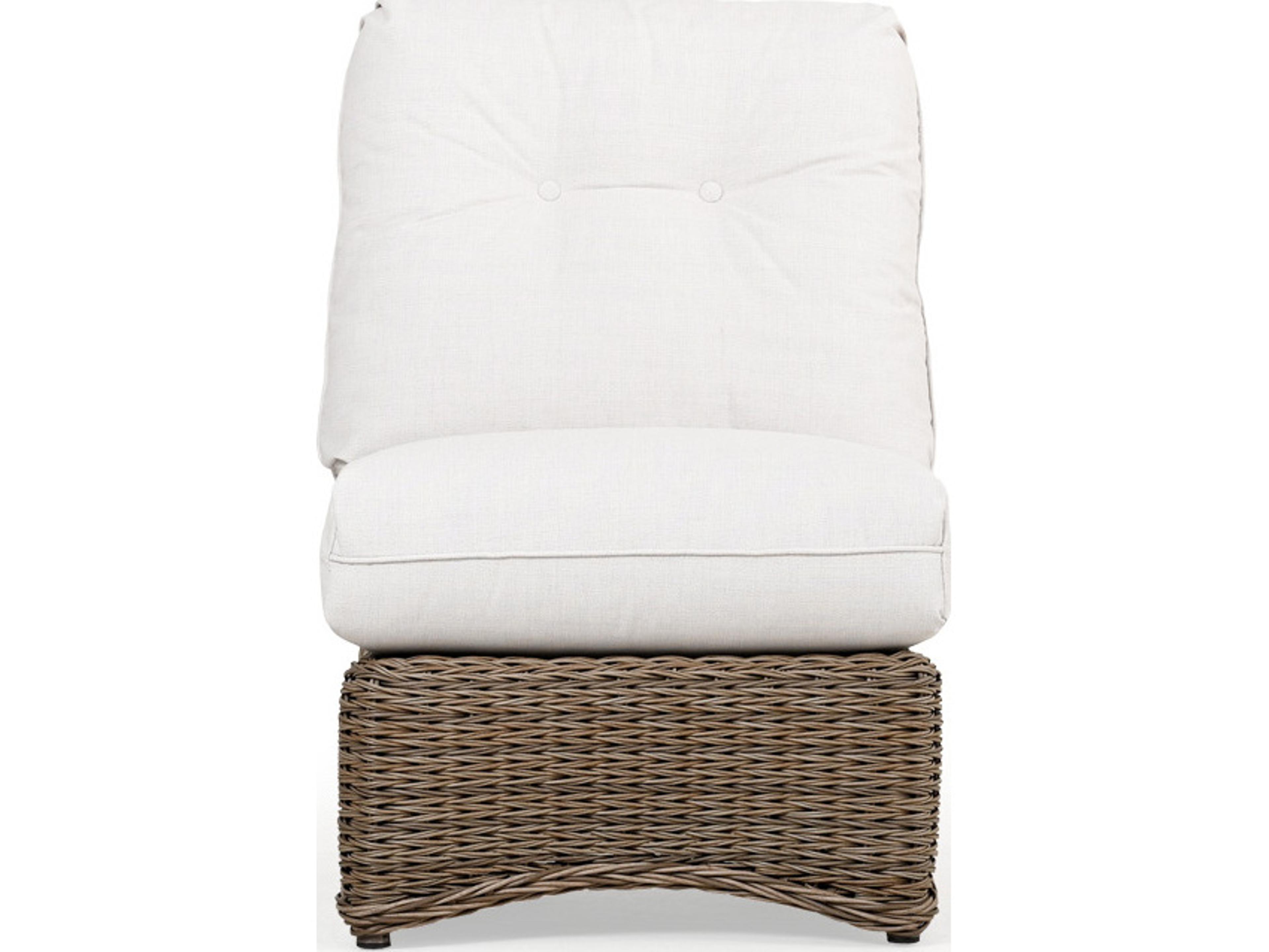 Watermark Living Riverside Wicker Modular Outdoor Patio Lounge Chair