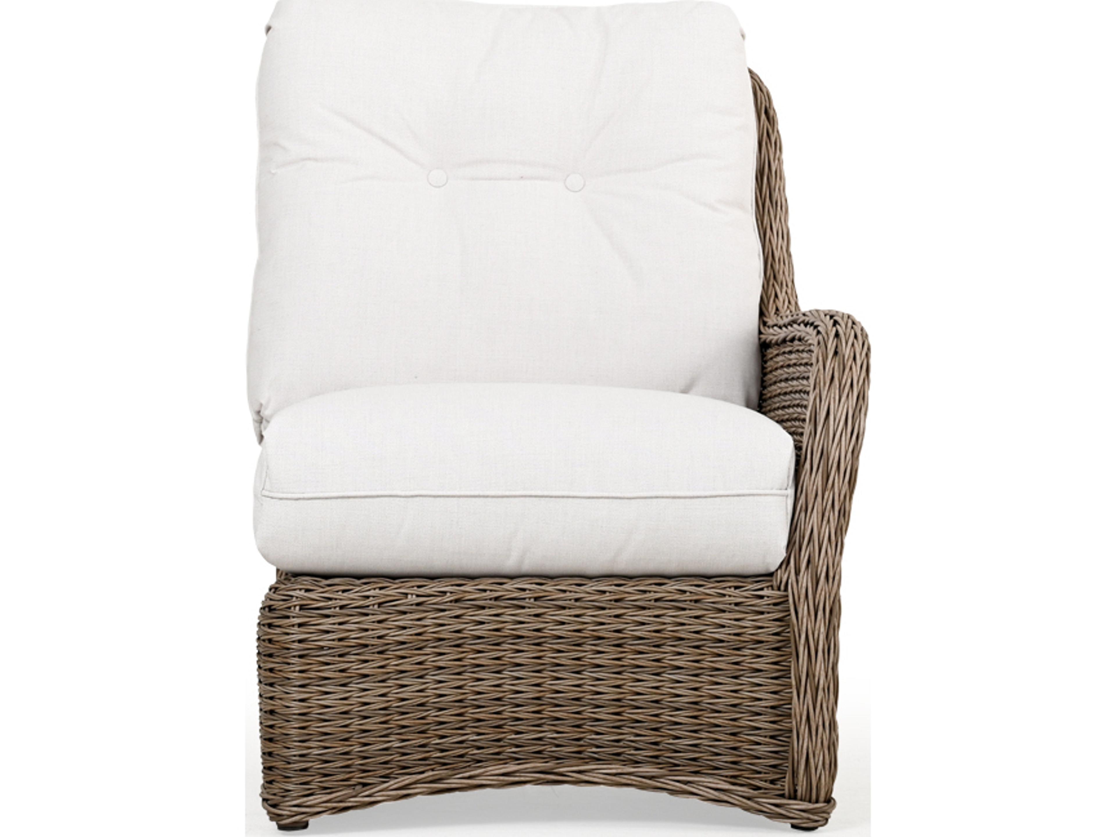 Watermark Living Riverside Wicker Right Arm Facing Patio Lounge Chair