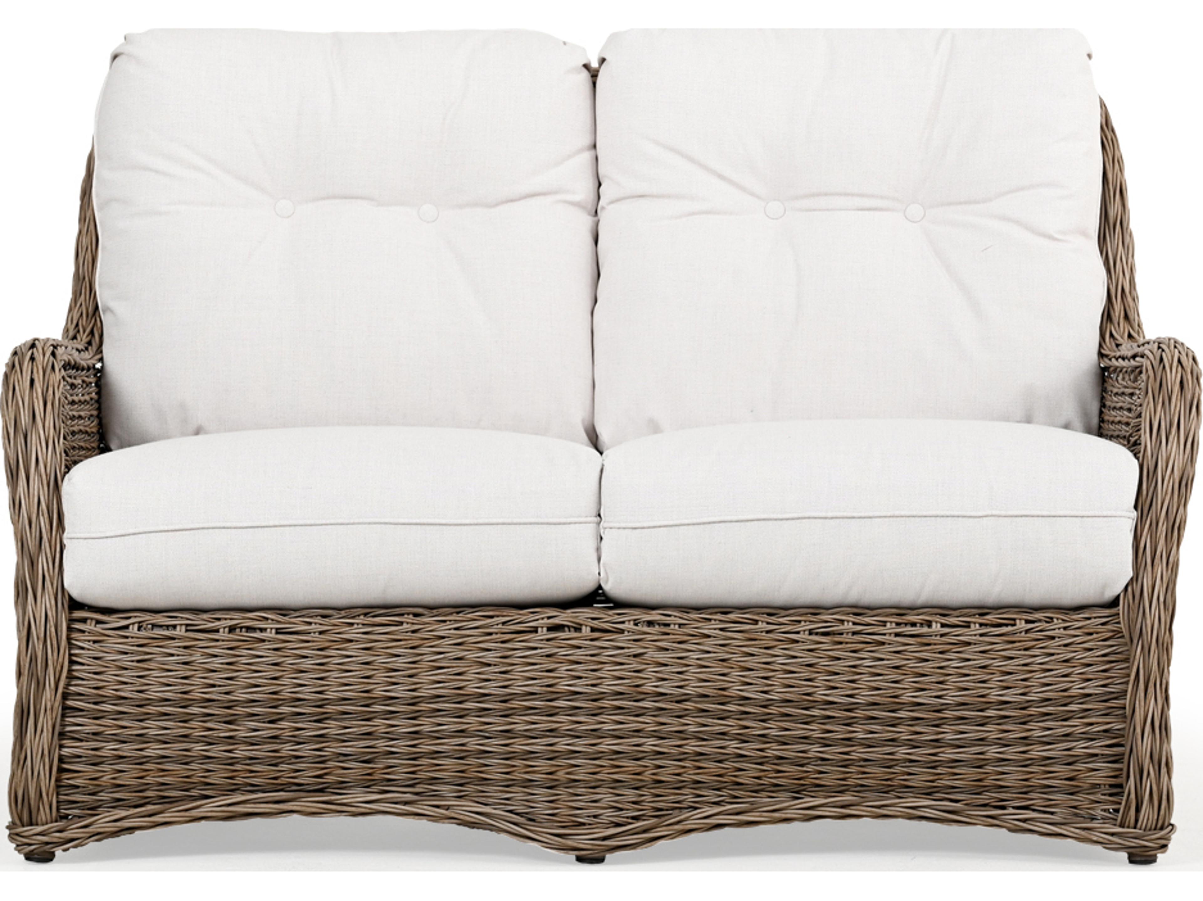 Watermark Living Riverside Wicker Patio Loveseat