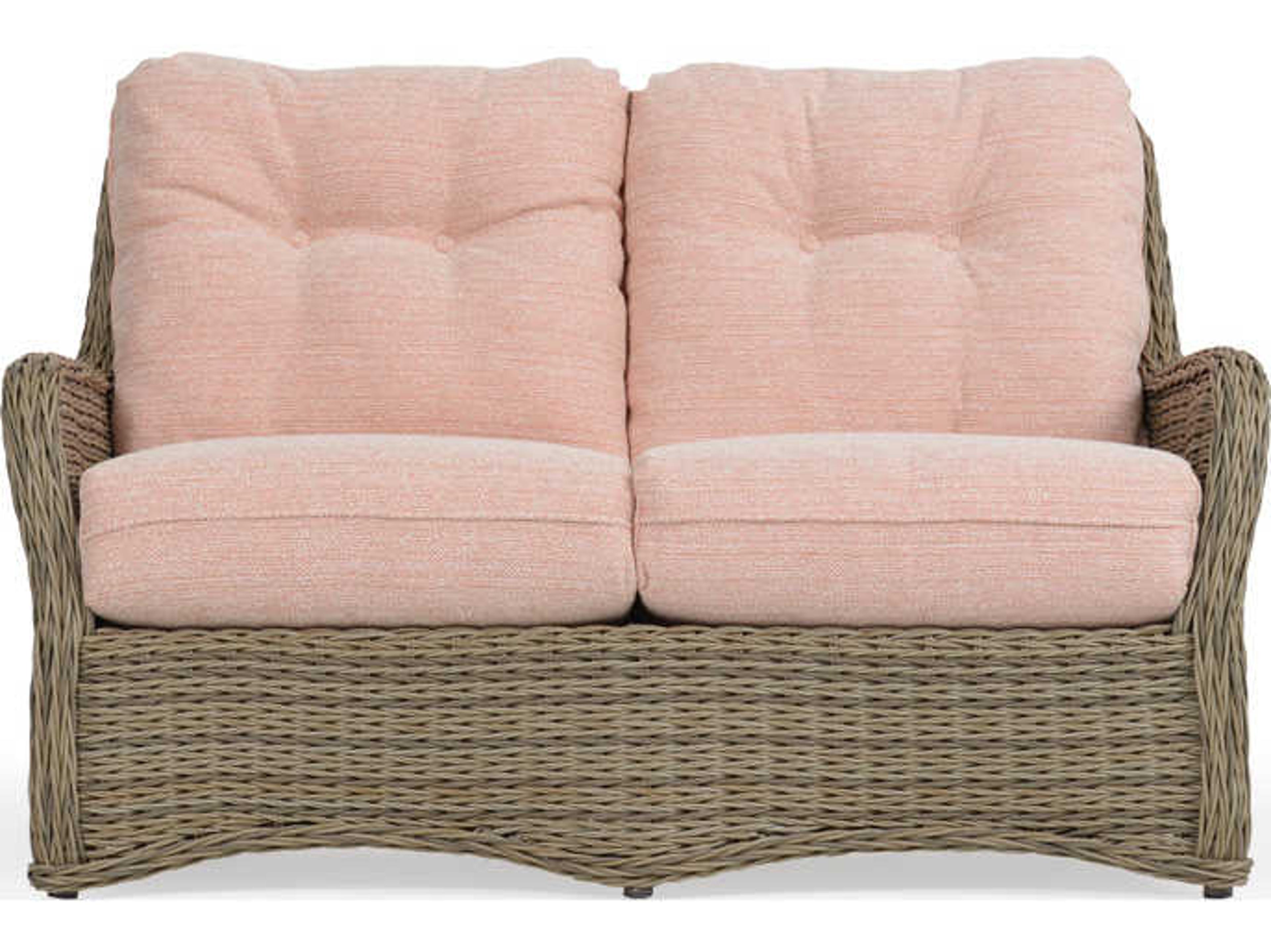 Watermark Living Quick Ship Riverside Wicker Outdoor Loveseat