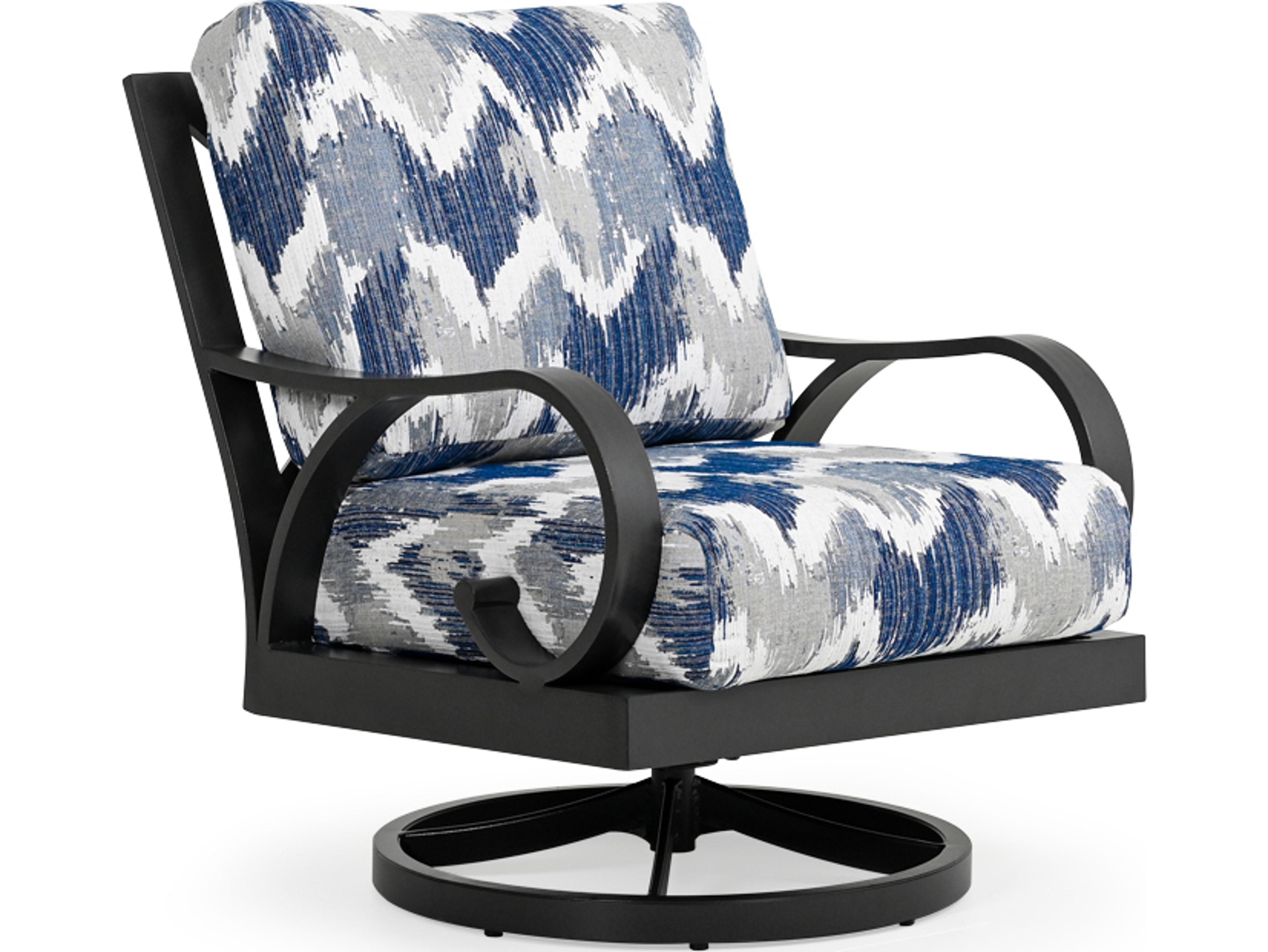 Watermark Living Santorini Aluminum Swivel Rocker Outdoor Lounge Chair