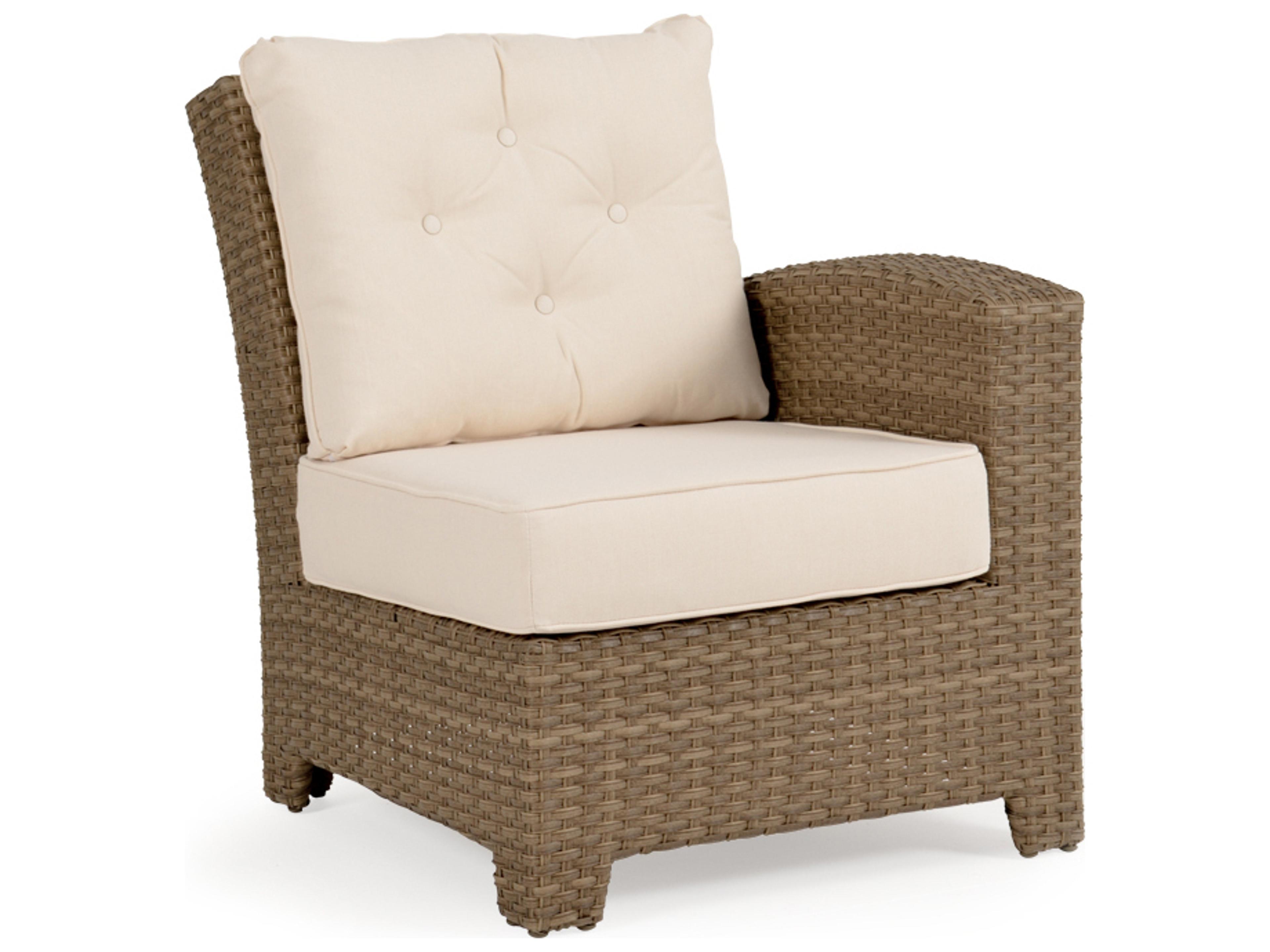 Watermark Living Seaside Wicker Right Arm Facing Outdoor Patio Lounge Chair