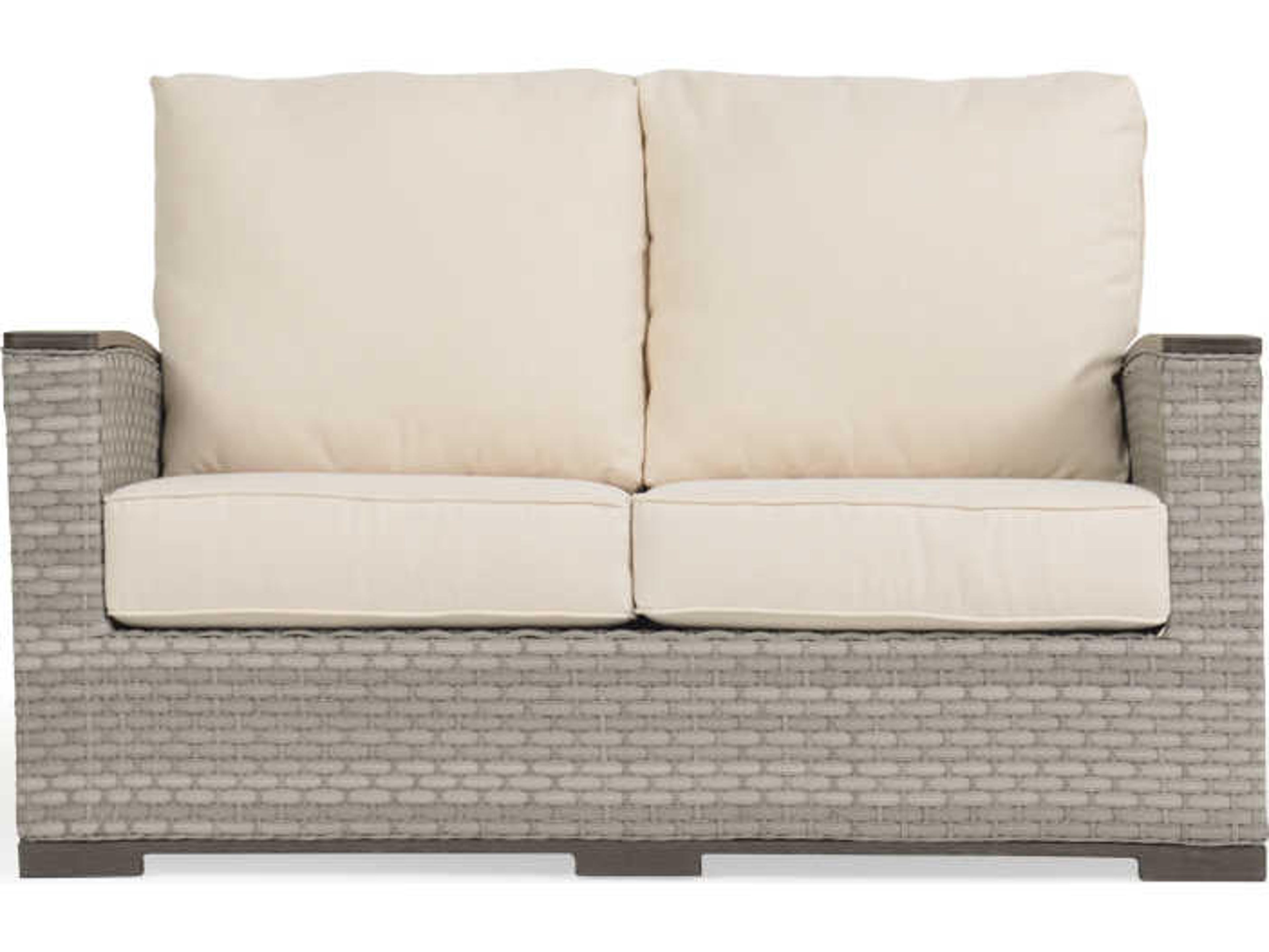 Watermark Living Quick Ship Adair Wicker Outdoor Patio Loveseat