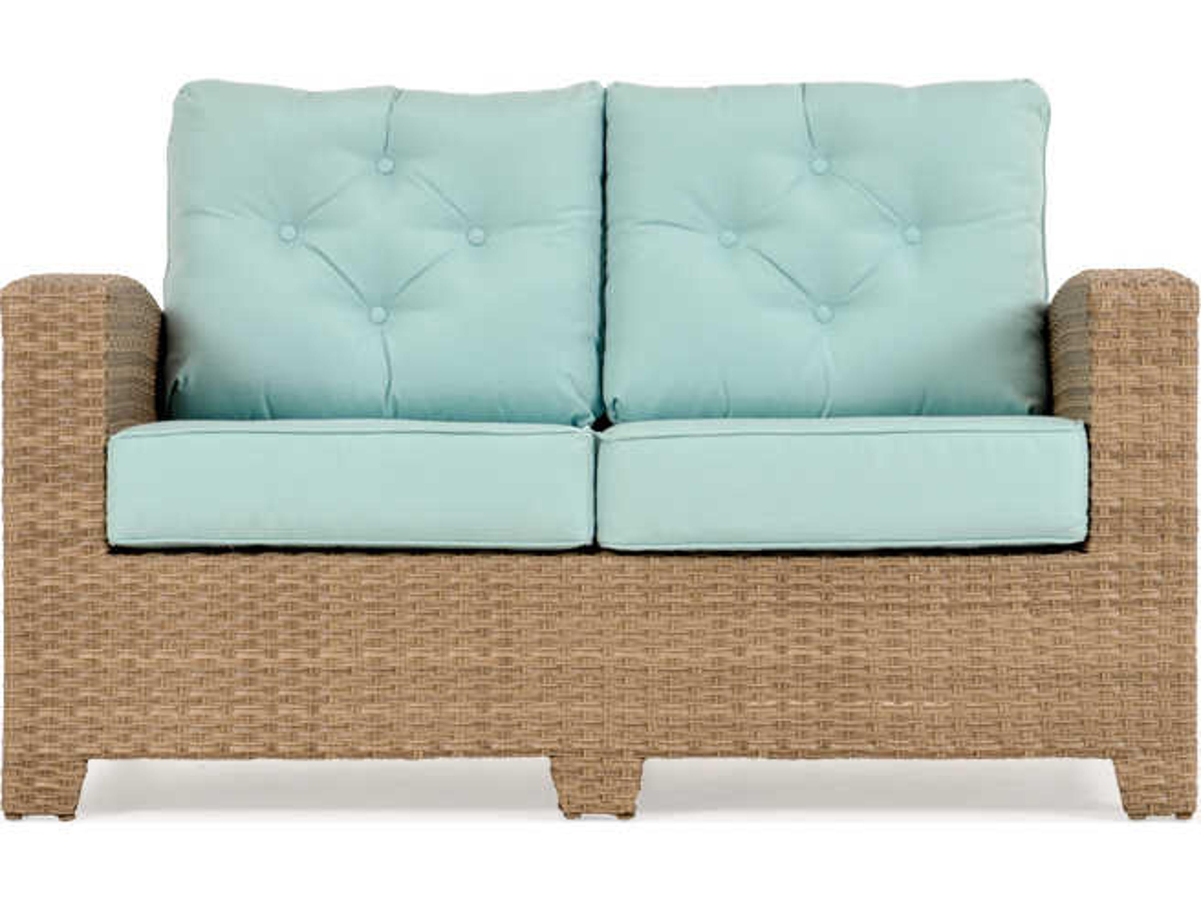 Watermark Living Quick Ship Seaside Wicker Patio Loveseat