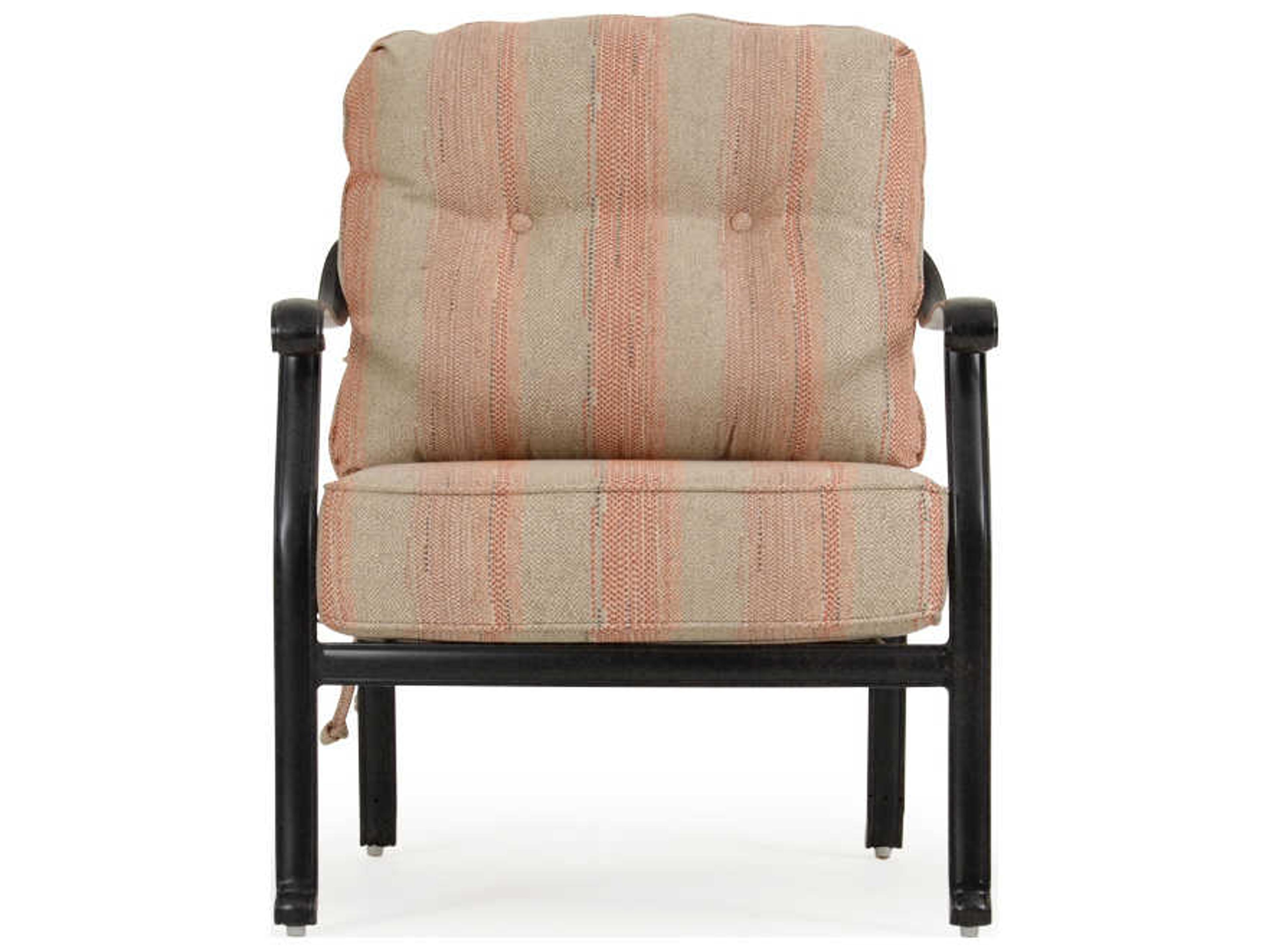 Watermark Living Quick Ship Dauphine Cast Aluminum Outdoor Patio Lounge Chair